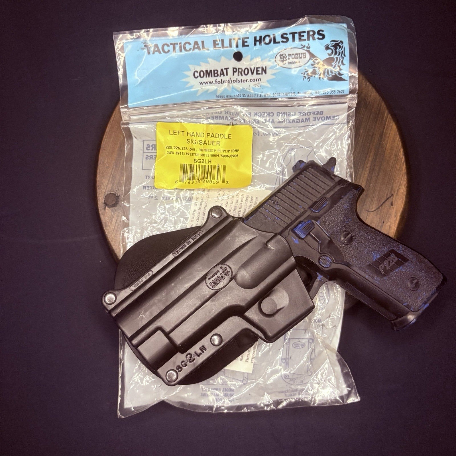 Fobus Sig/ S&W Holster LH (SG2) OTW Sig220 226 228 245 S&W3913 4013 5904 59060