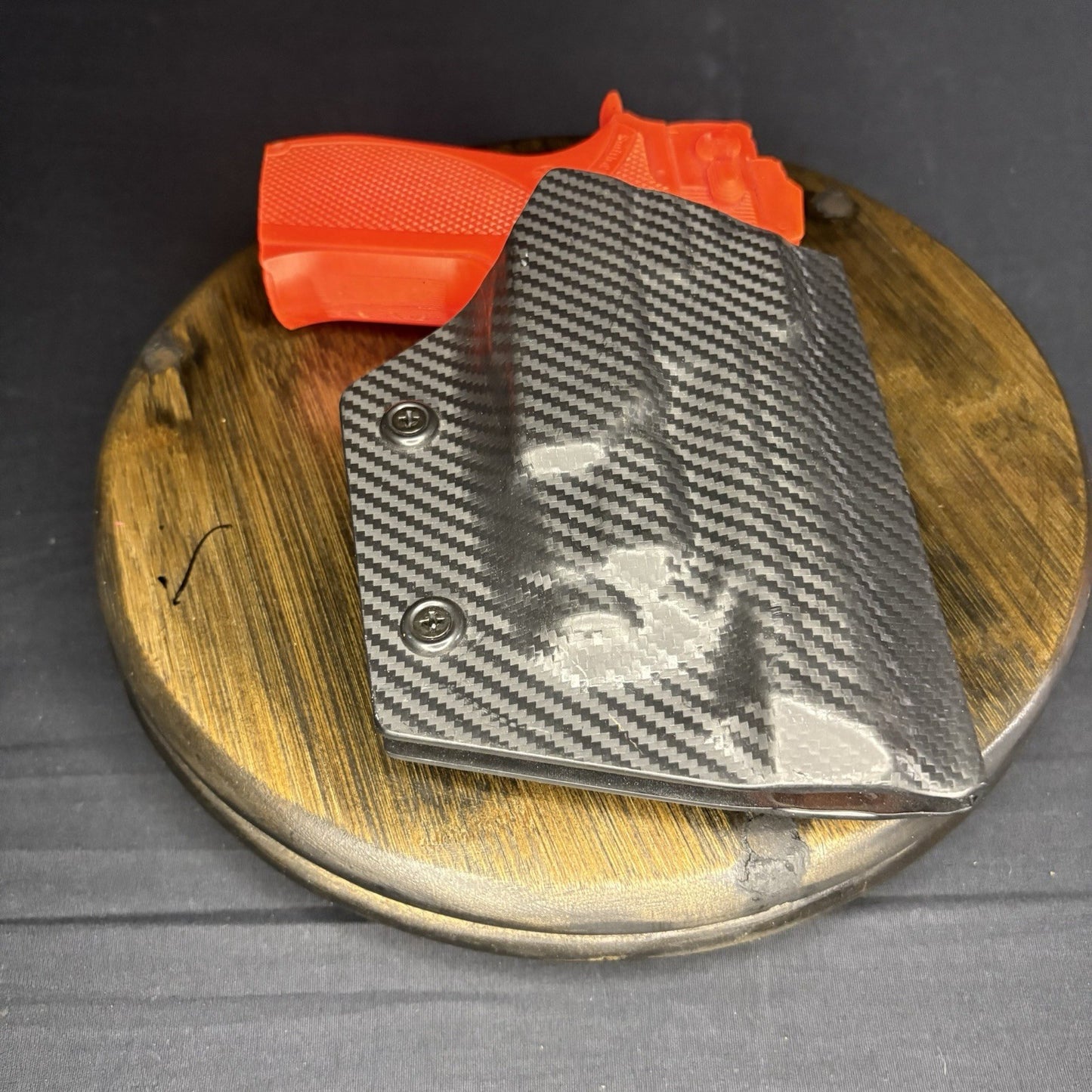 S&W 5906 Holster w/Flashlight Carbon Fiber Smith and Wesson 5906 No Clip Or Loop0