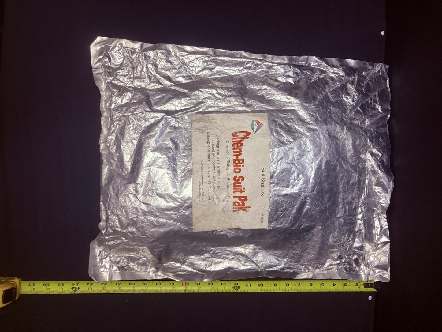 TriCon Chem-Bio Suit Pak Size 2XL, Level "C" w/Tychem F Suit, Gloves, & Boots5