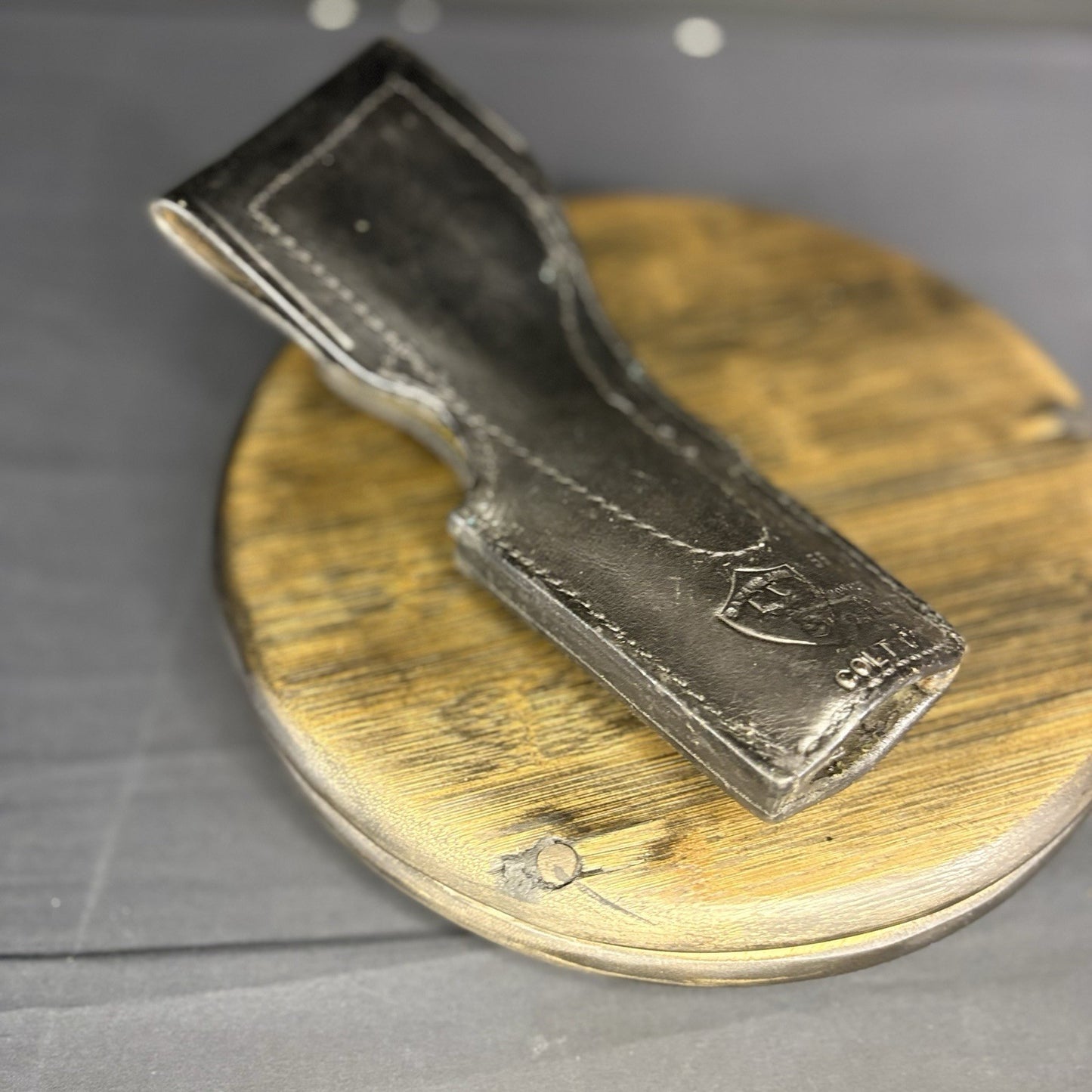 Safariland #55 Black Basket Weave Holseter For Colt C Pistols Snap Closure14