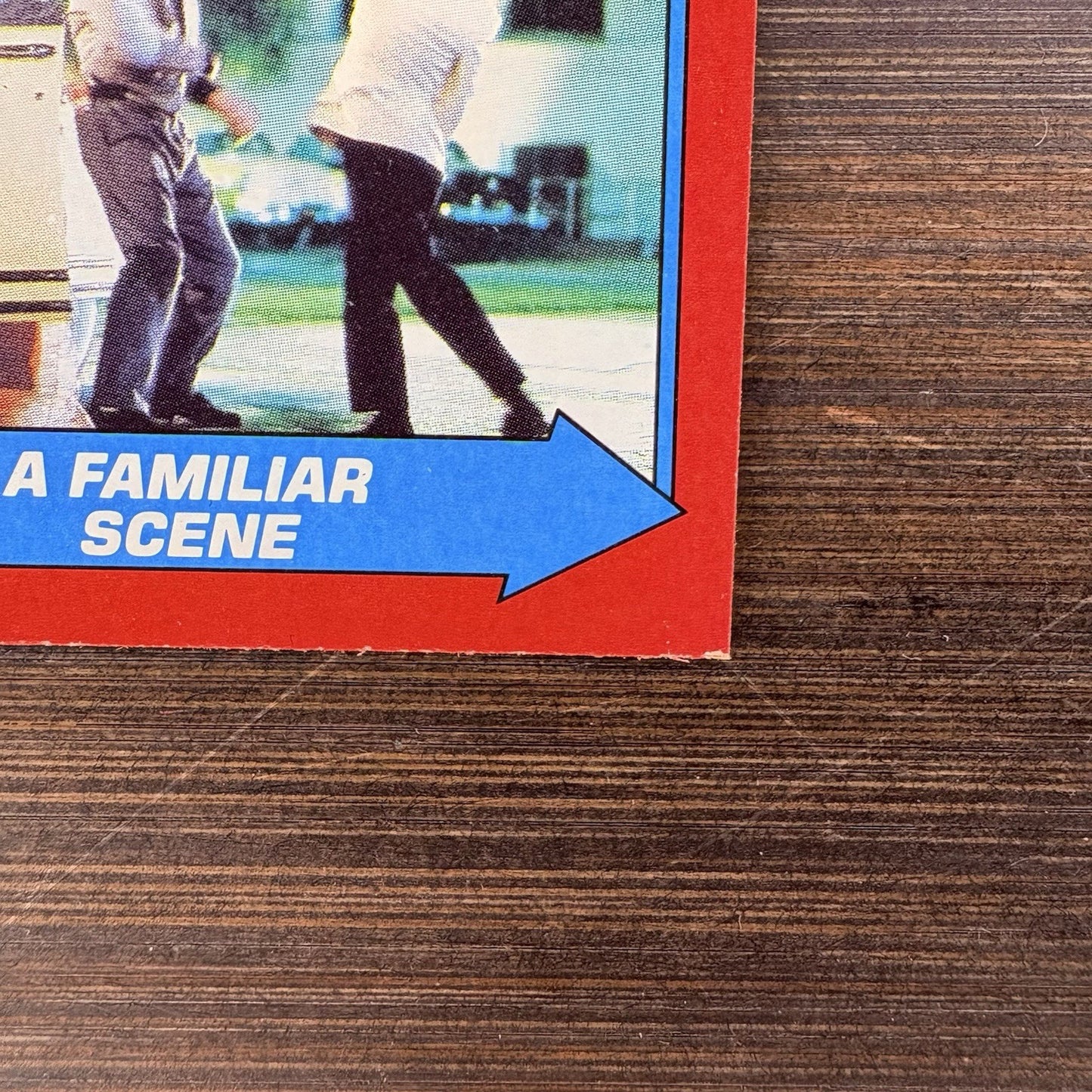 1989 Back To The Future #63 Topps Trading Card "A Familiar Scene"3