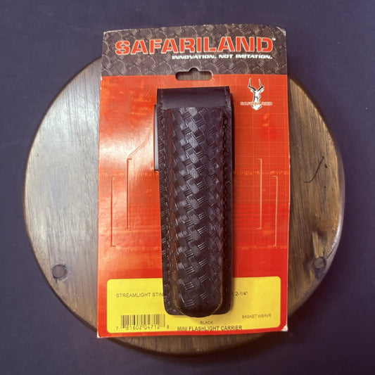 Safariland 306 Mini-Flashlight Holder Basketweave Belt Loop Streamlight Stinger0