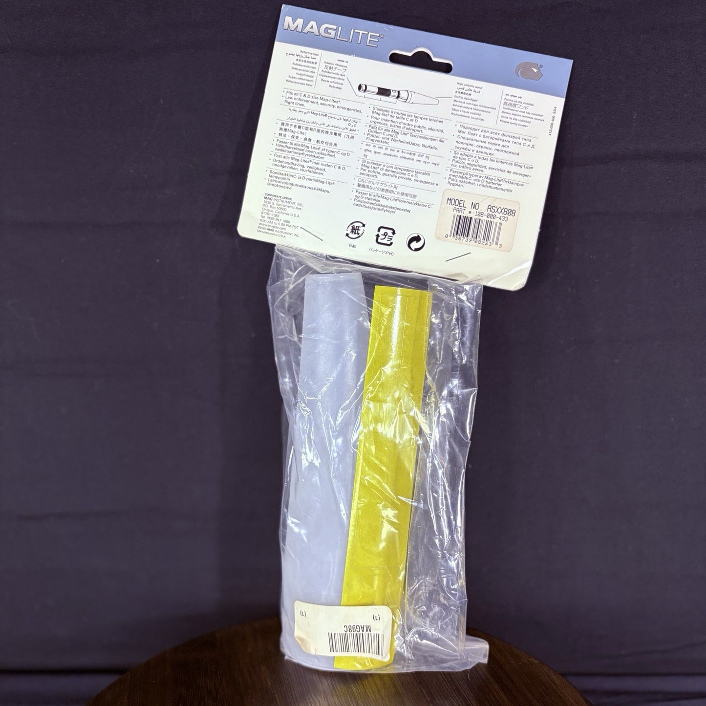 MagLite Traffic Cone Wand Kit Clear  C & D Cell2