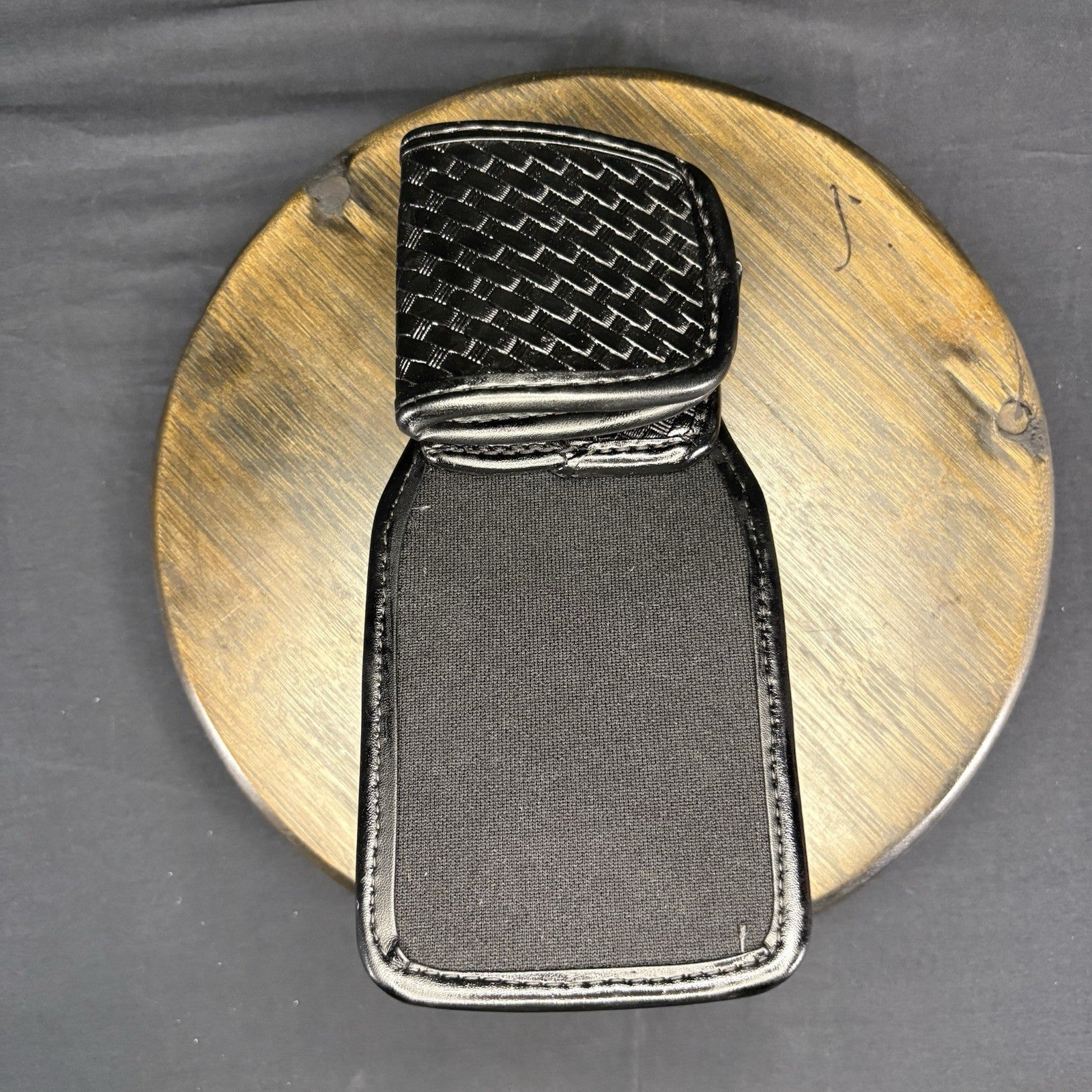 Bianchi Universal Radio Holder Swivel Back Accumold Elite Leather Basket Weave9