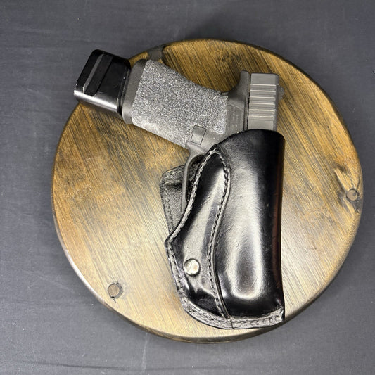 Hunter 33 26P2M Leather Holster For Small Autos With Adjustable Retention Screw0