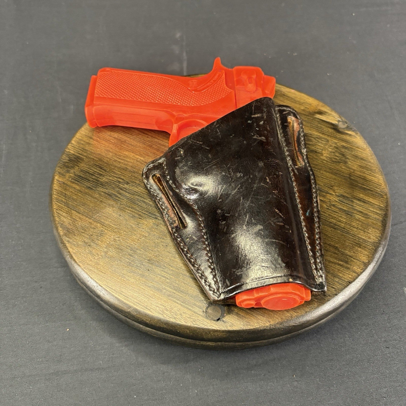 Bucheimer Leather Smith & Wesson/ S&W 1006 Holster Black And Tan Model 304-743