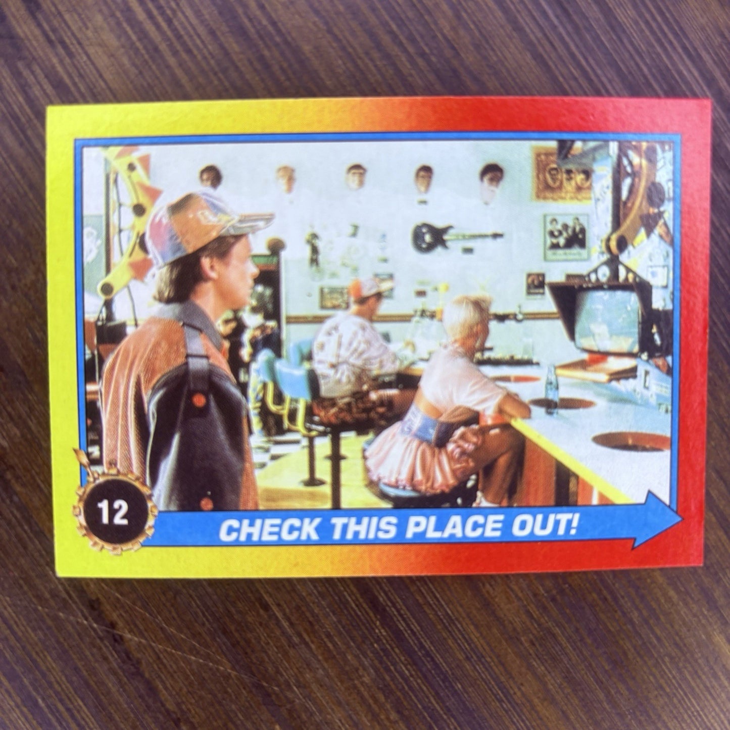 1989 Topps Back To The Future #12 "Check This Place Out" High Grade Trading Card0