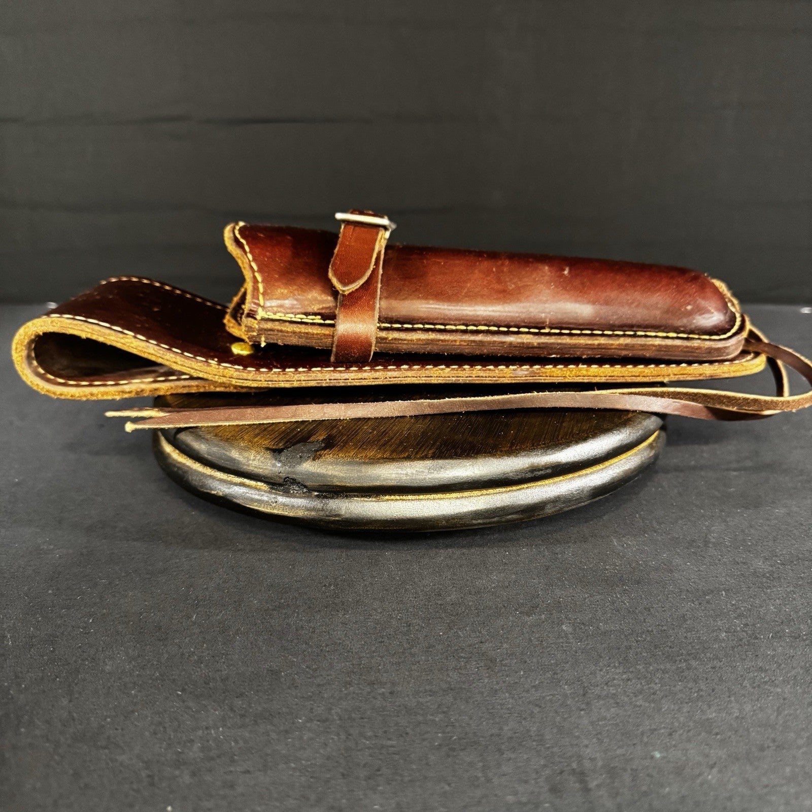 Vintage George Lawrence Co. #646 Tan Leather Holster 3