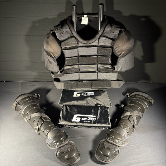 Riot Gear 2000 Tactical Vest And Riot Shin Guards0