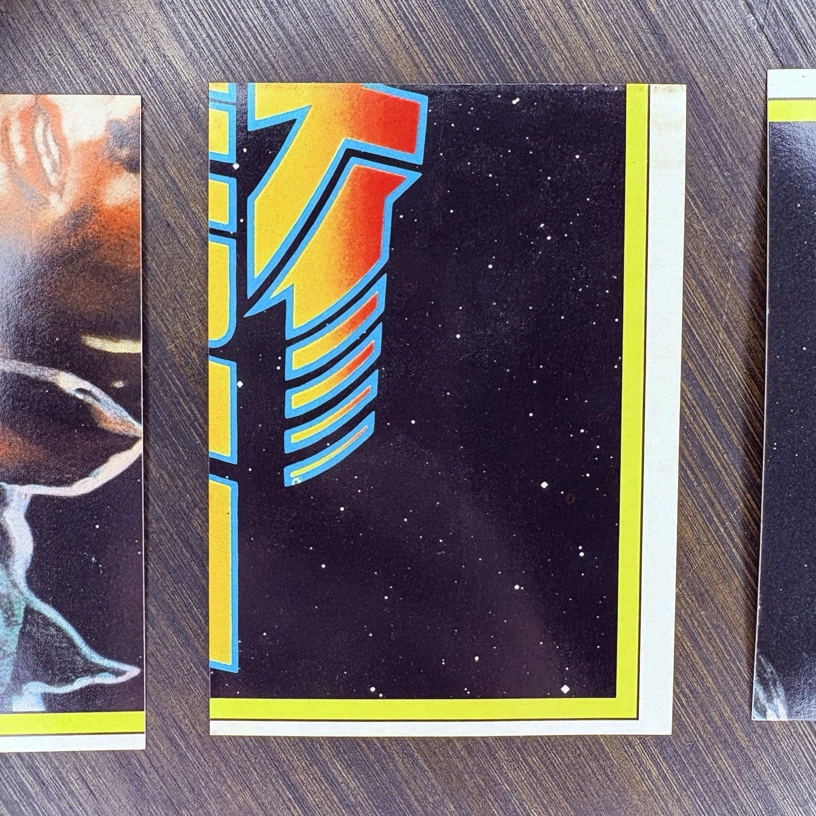 (Lot Of 3) 1989 Topps Back to the Future 2 Sticker Trading Cards #6, #4, #810