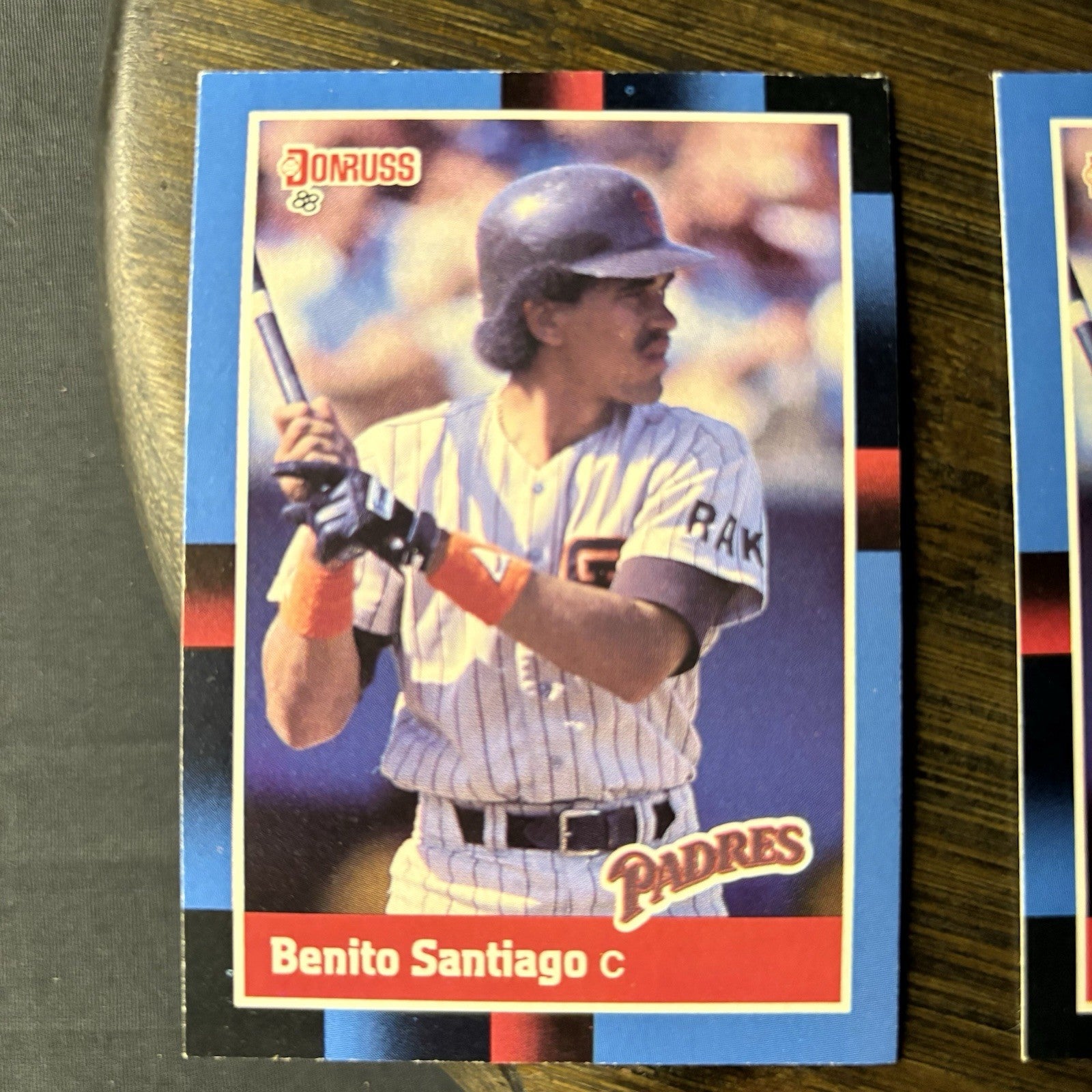1988 Benito Santiago Lot (3)Donruss #114 & (3)Diamond Kings #3 San Diego Padres10