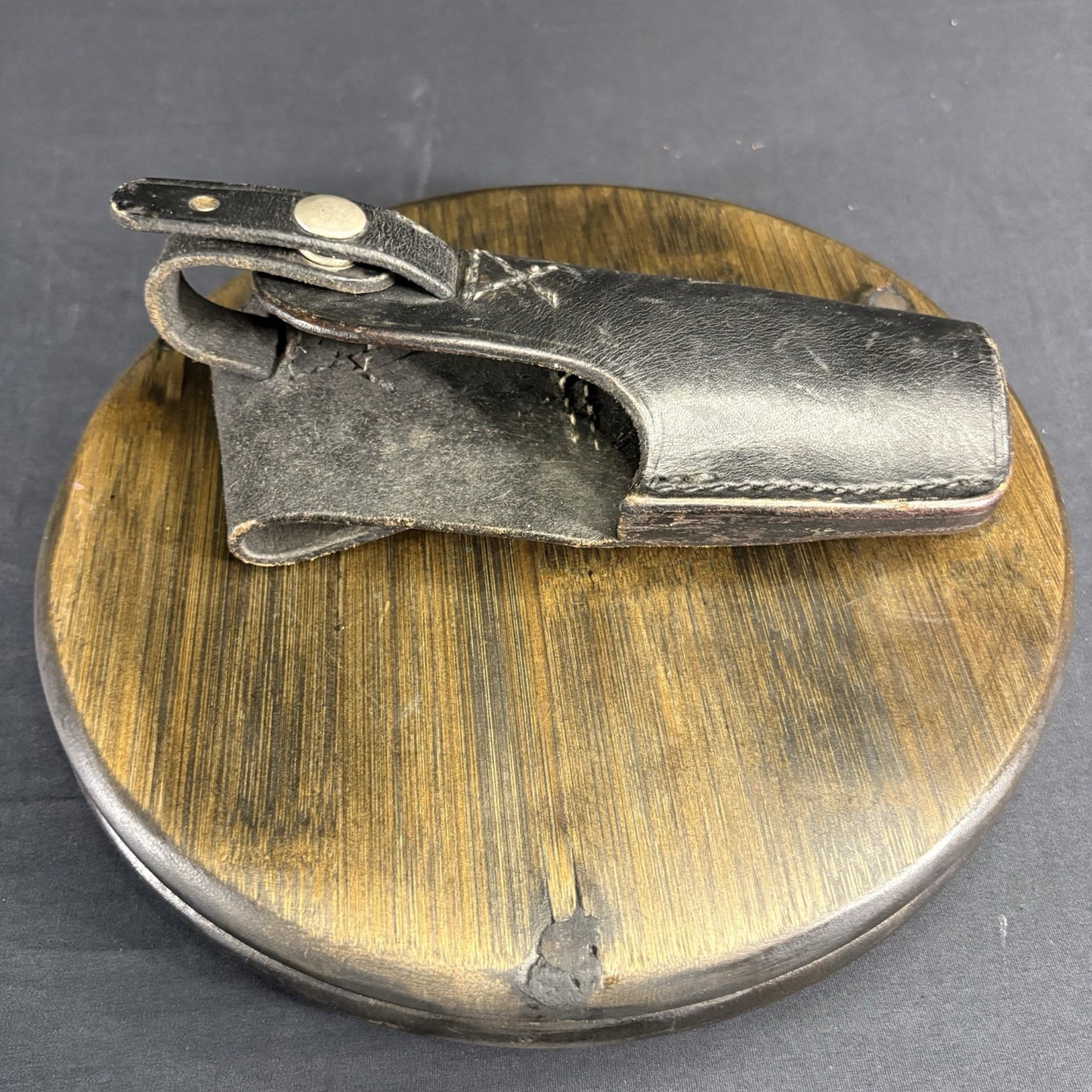 Triple K Black Leather 19B-5 Holster USA Made4