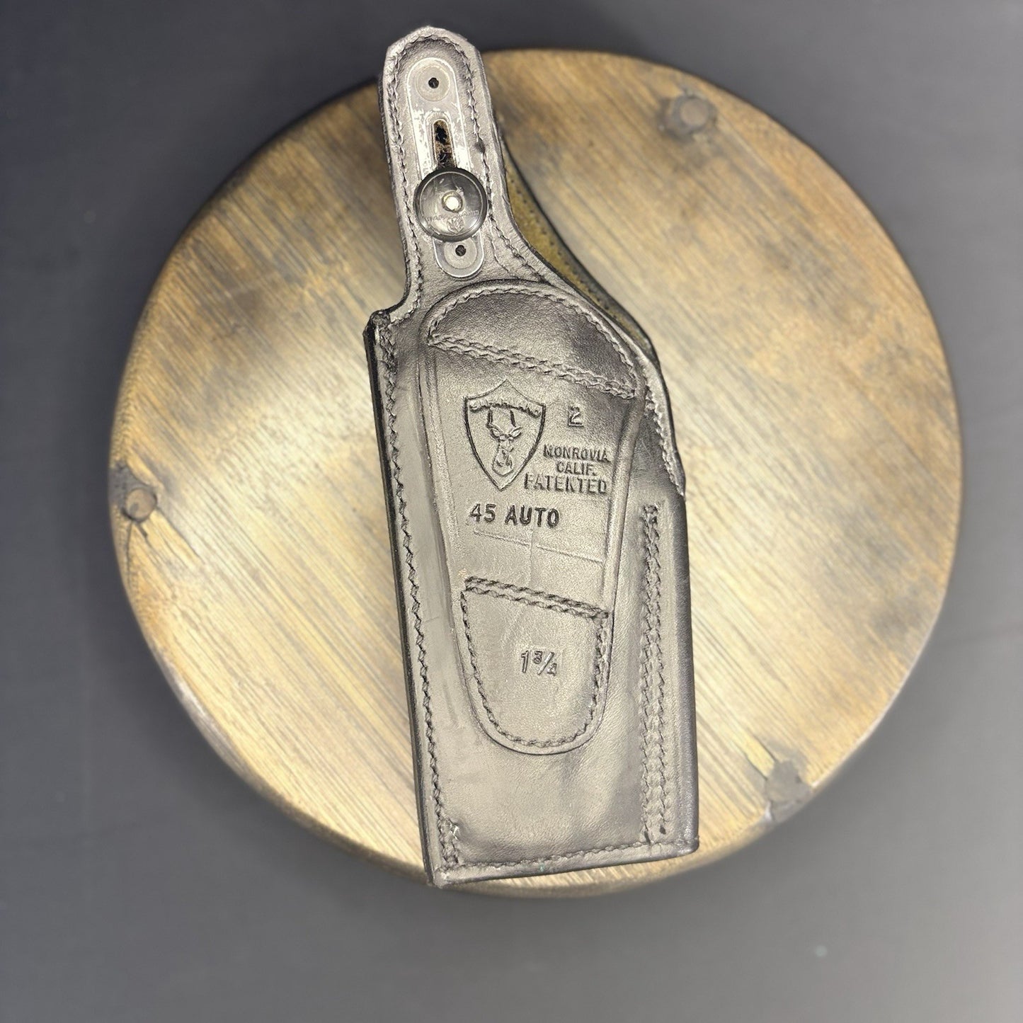 Safariland #2 Basket Weave Holster For .45 Auto 1 3/4" Belt Loop RH1