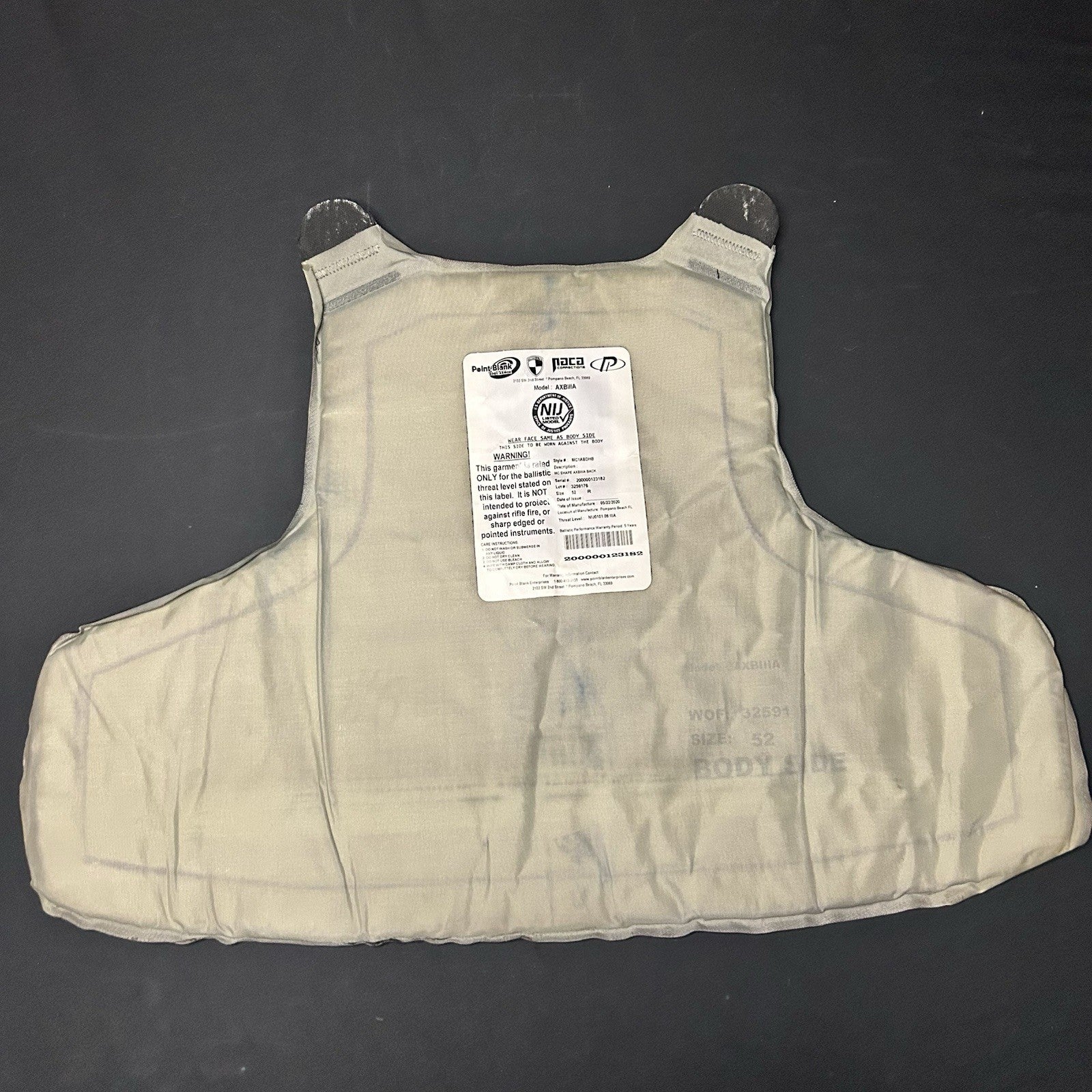 PB Armor 3A (IIIA) Vest AXIIIA (Size XL) Hi-Lite Male Carrier ~2020~9