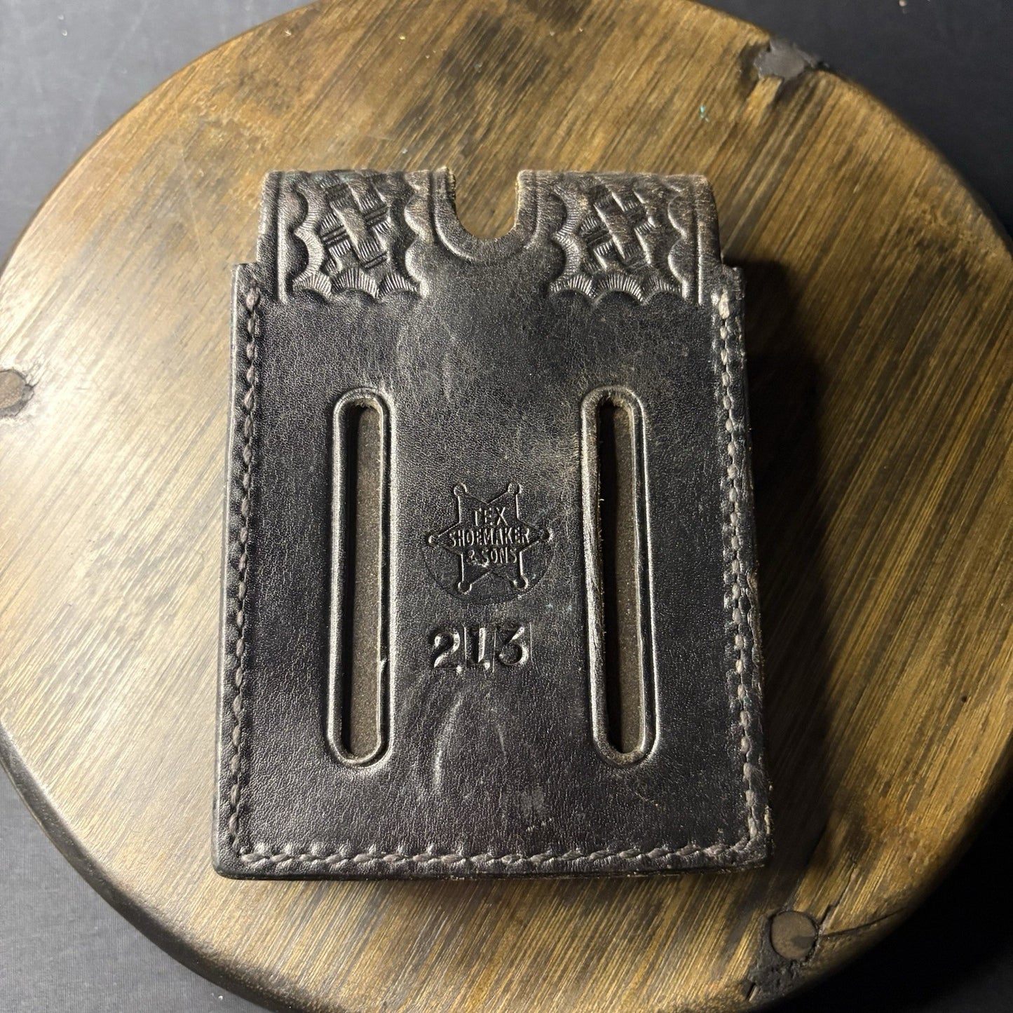 Tex Shoemaker Double Magazine Carrier Leather 3906 4013 P7M8 P225 Single Stack 96