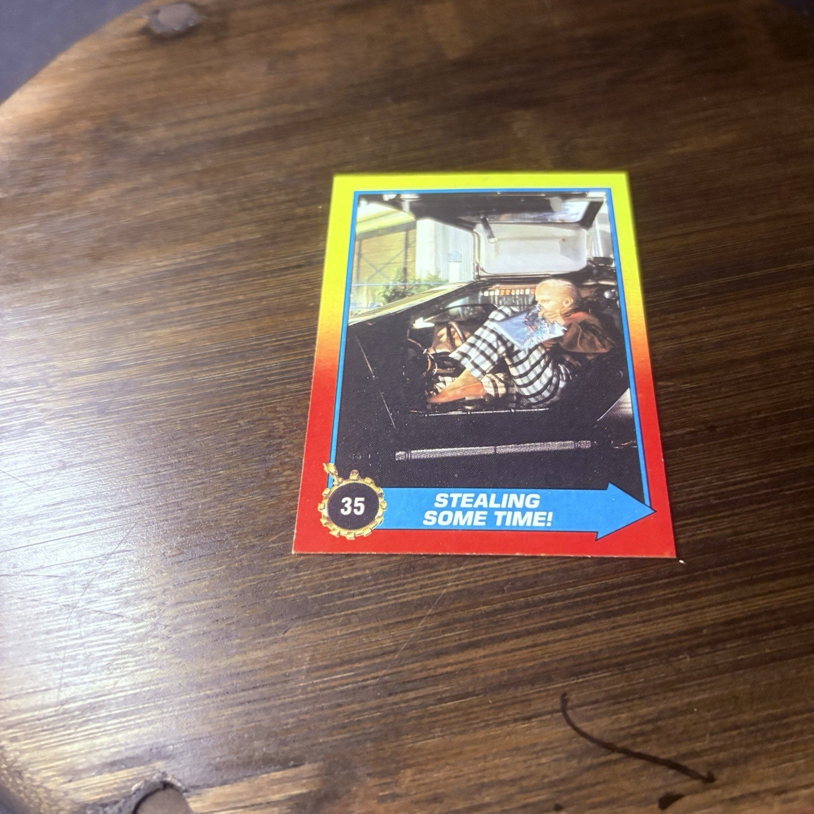 1989 Back To the Future 2 #35 "Stealing Some Time" High Grade Topps Trading Card6