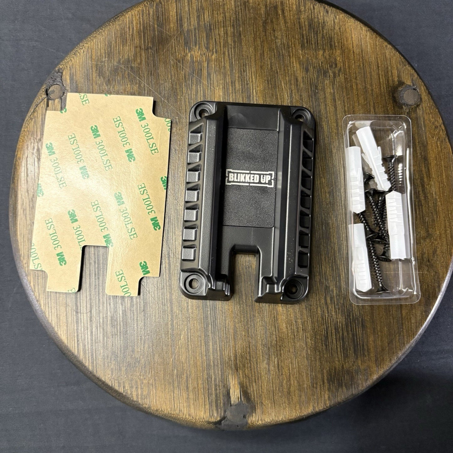 Magnetic HandGun Mount QuickDraw Tactical Universal Mount Blikked Up Holds 35lbs0