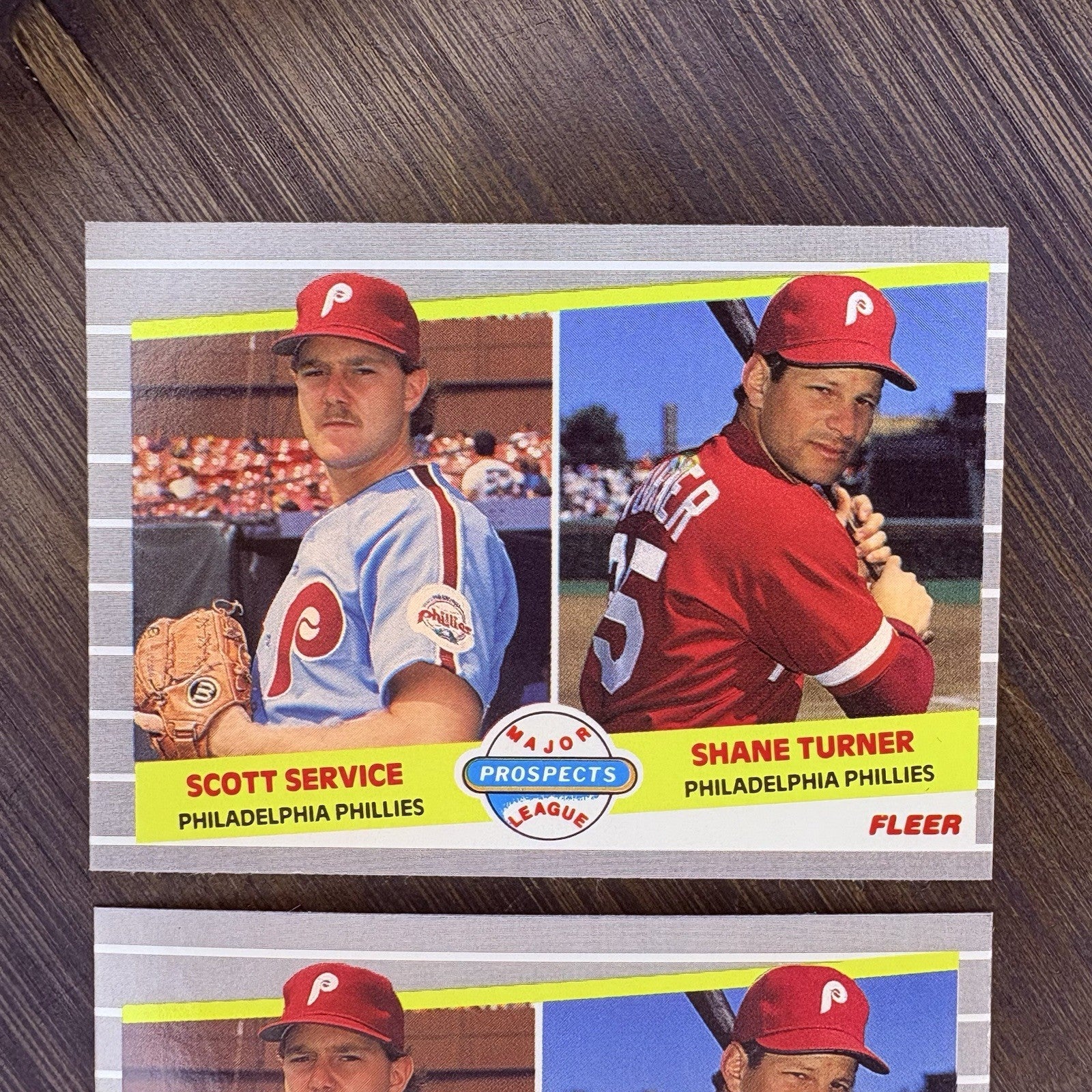 Fleer 1989 Prospects Scott Service Shane Turner #653 (2)High Grade Trading Cards3