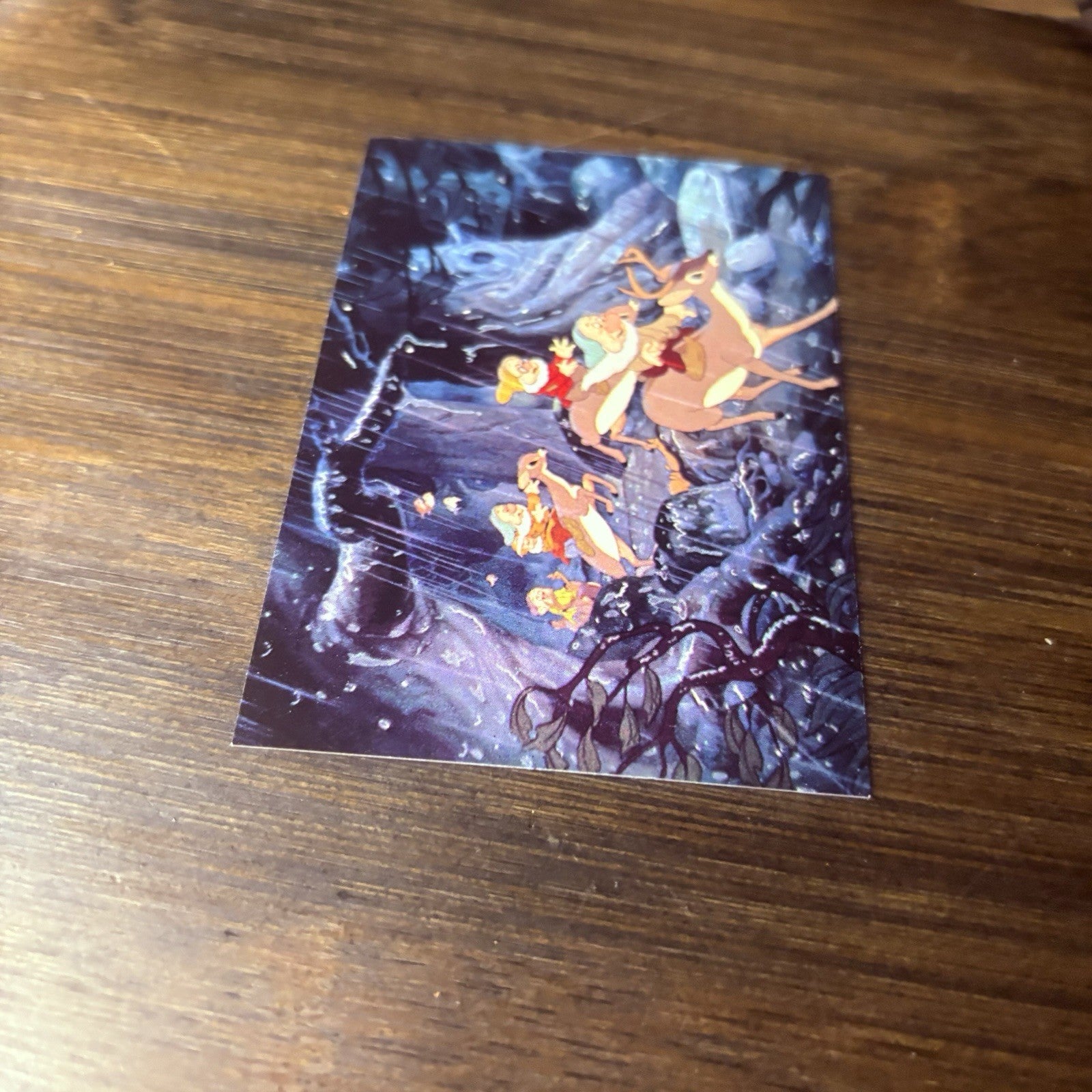 1994 SkyBox Disney Snow White Trading Card "Racing To Save Snow White" #529