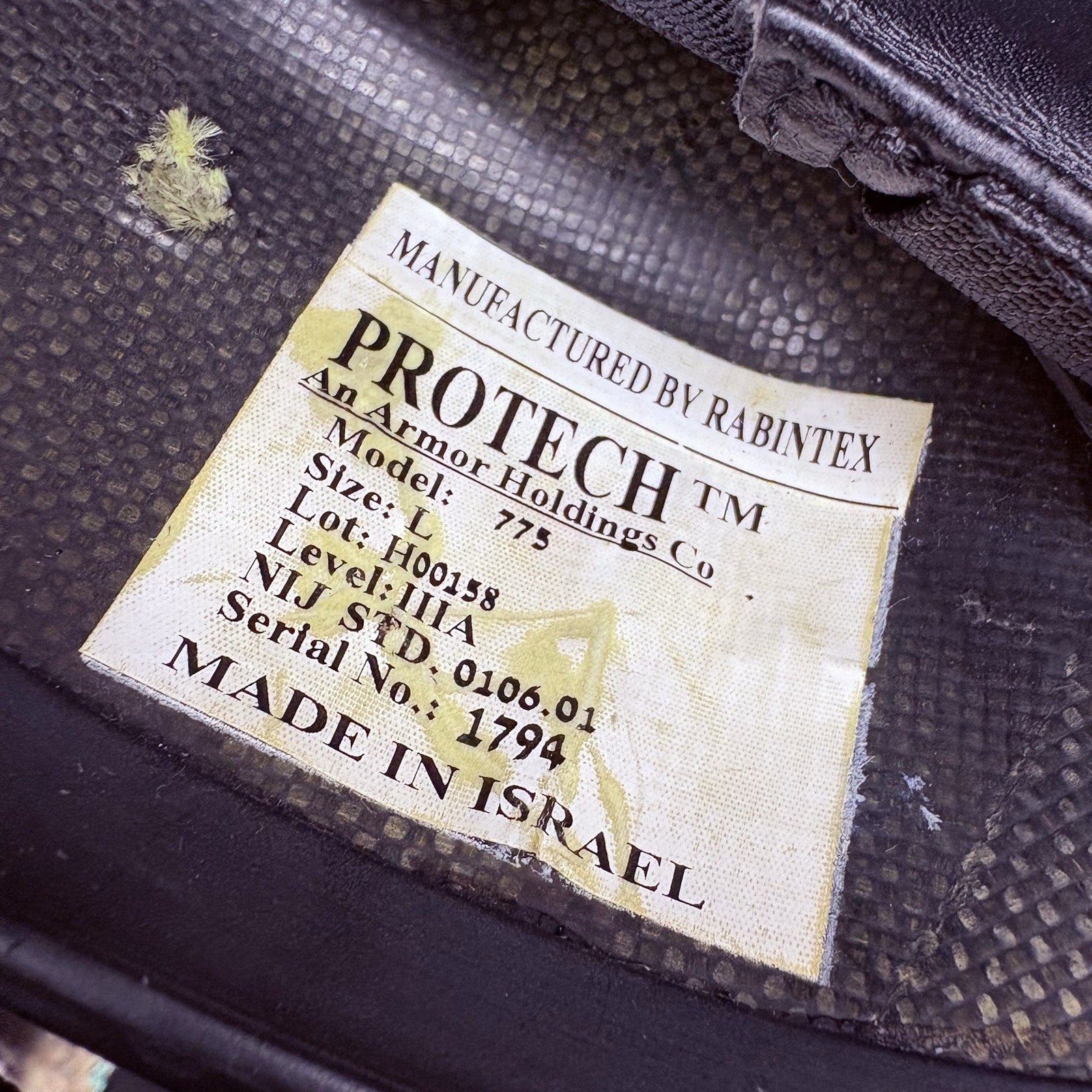 Protech IIIA (3A) Ballistic Helmet Removable Face Shield Size Large Bullet Proof5