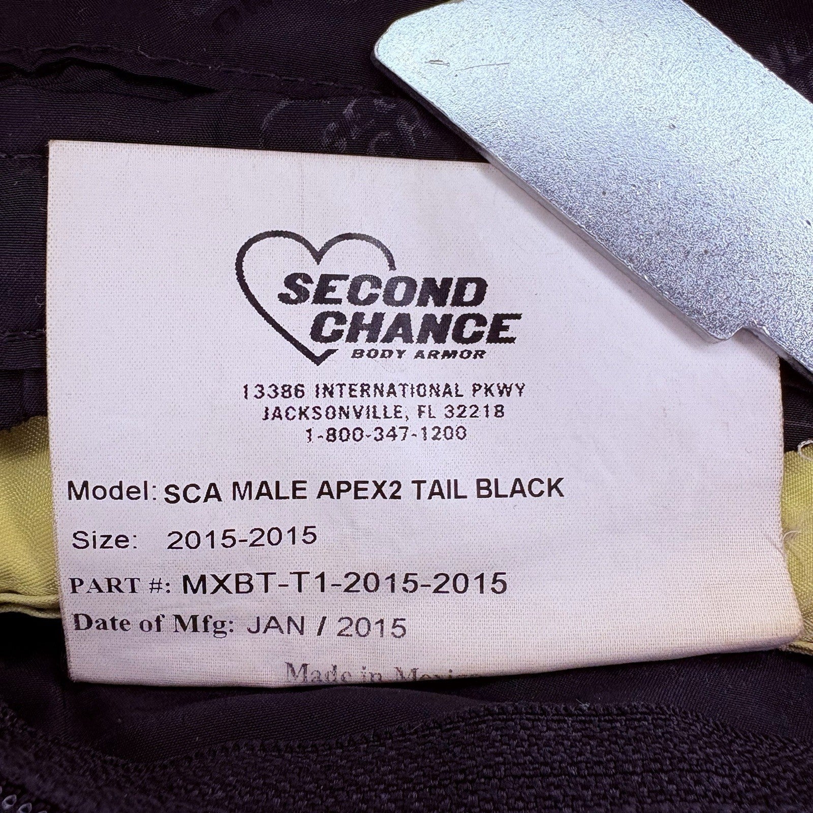 Second Chance 3A Bullet Proof Vest Size Large Concealable IIIA Ballistic Vest8