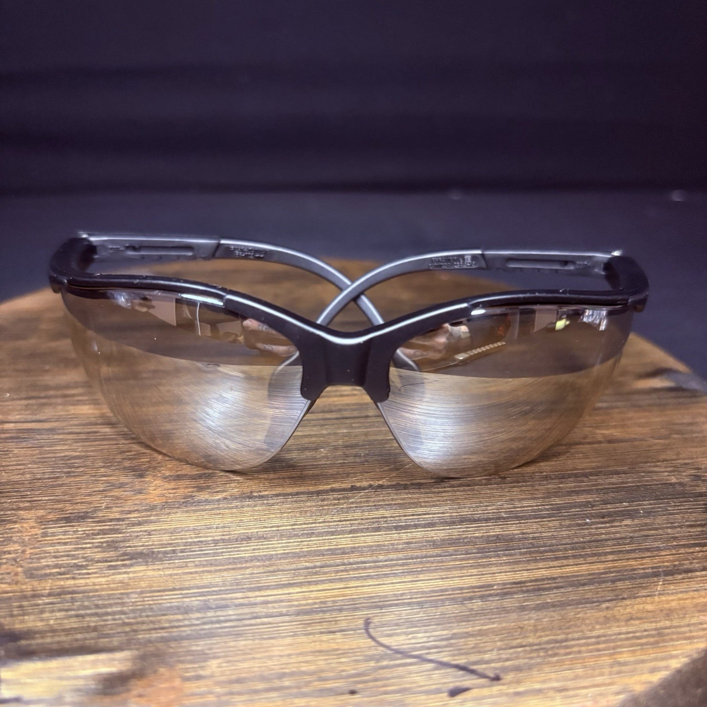 Pyramex Venture II - Mirror Lens With Black Frame Safety Glasses (SB1810S)7