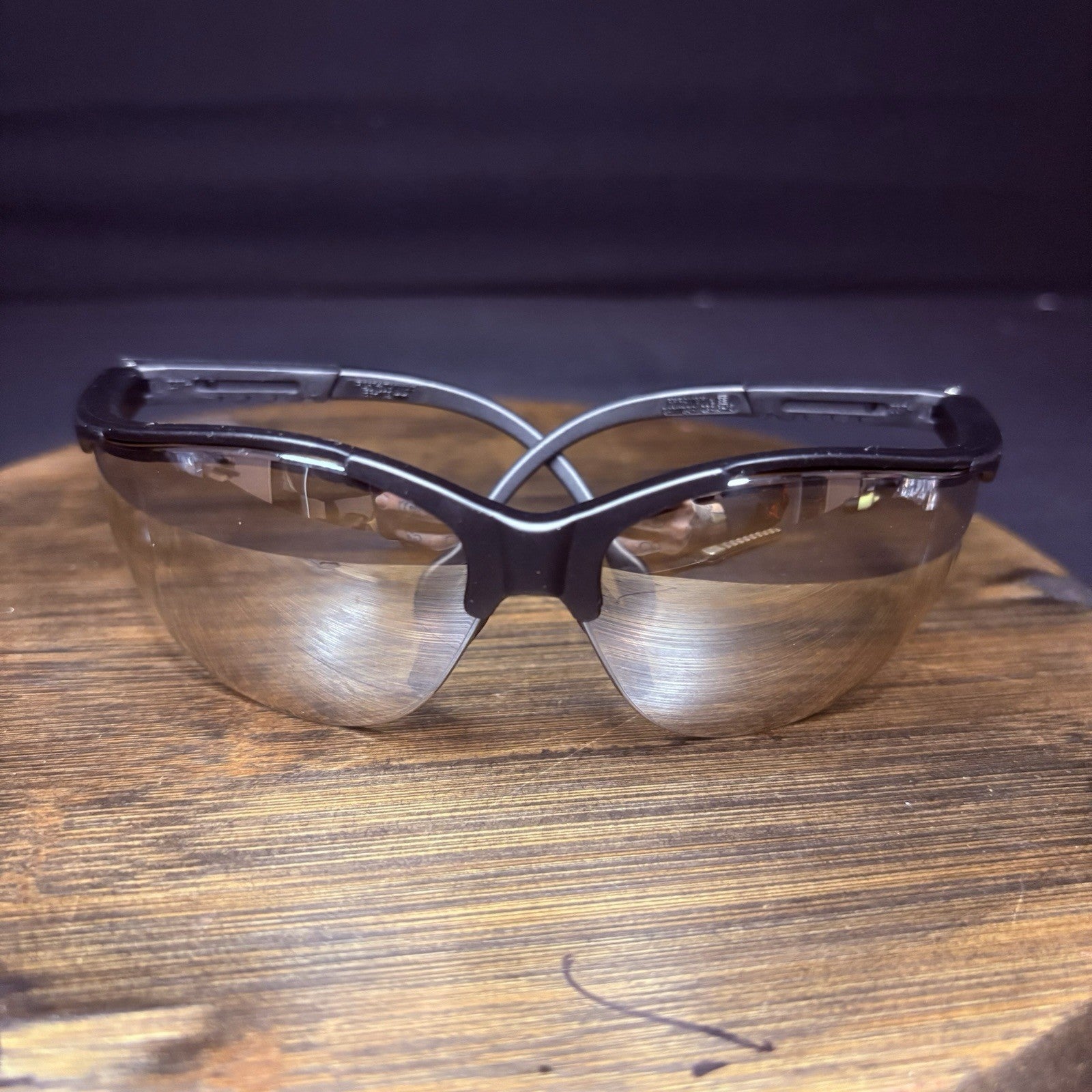 Pyramex Venture II - Mirror Lens With Black Frame Safety Glasses (SB1810S)7