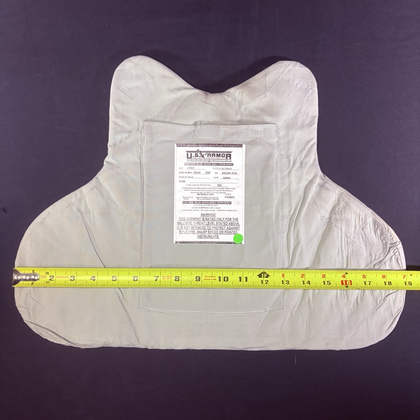 US Armor 3A Bullet Proof Vest Size Female Medium IIIA Concealable Ballistic Vest11
