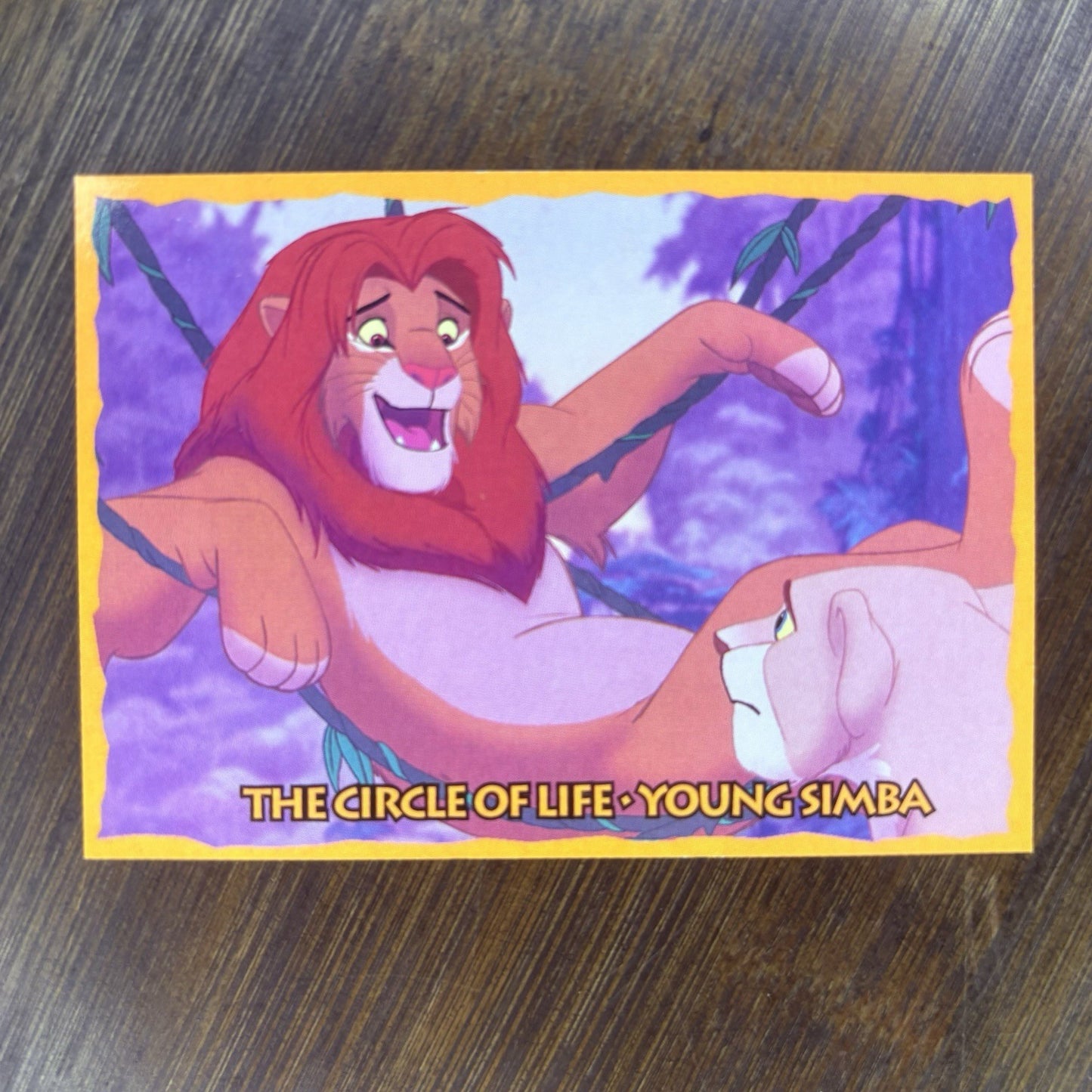 1994 SkyBox The Lion King Series 1 & 2 #79 The Circle of Life - Young Simba0