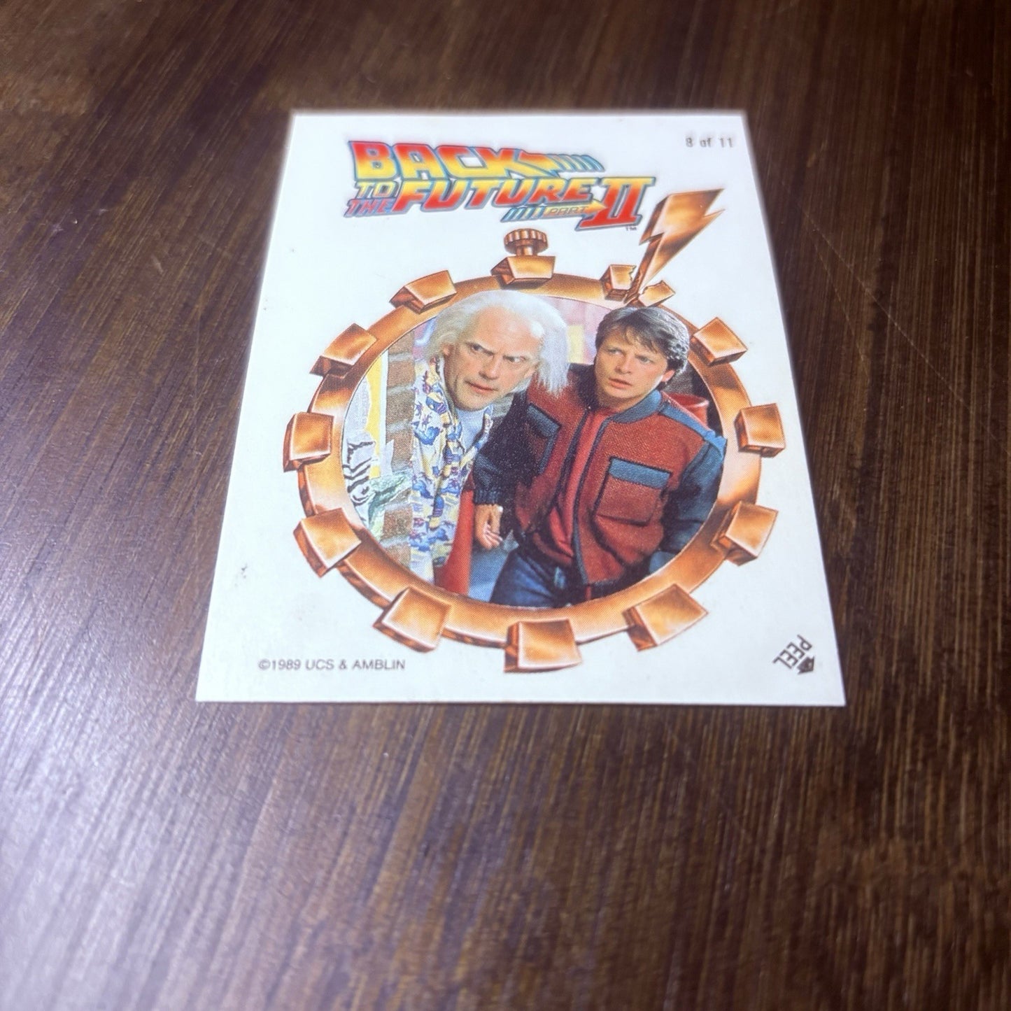 1989 Topps Back to the Future Part II Stickers #8 Will Grade High, See Photos2