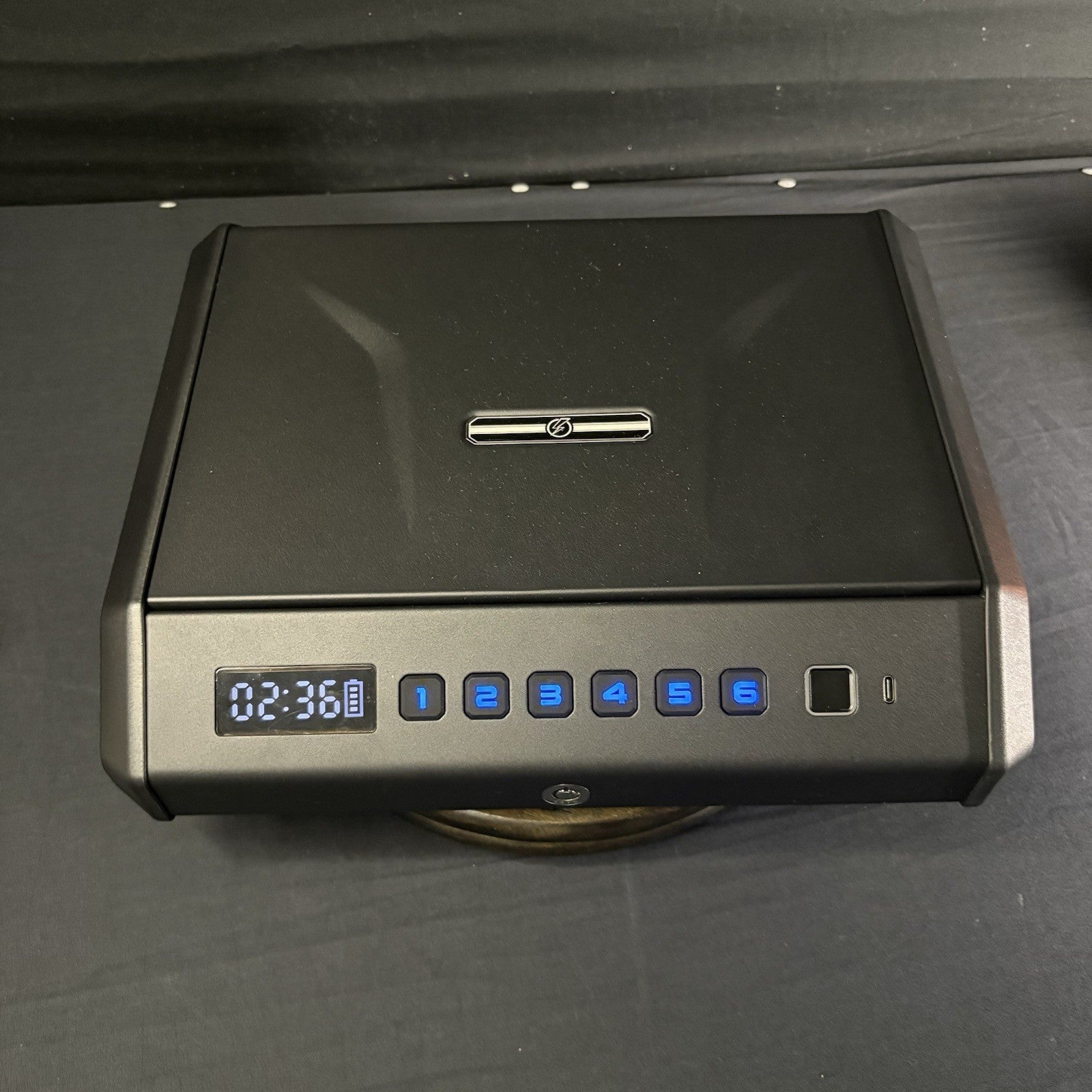 Gun Safe for Handgun Biometric Gun Safe 3 Ways Quick Access with Fingerprint/Key1