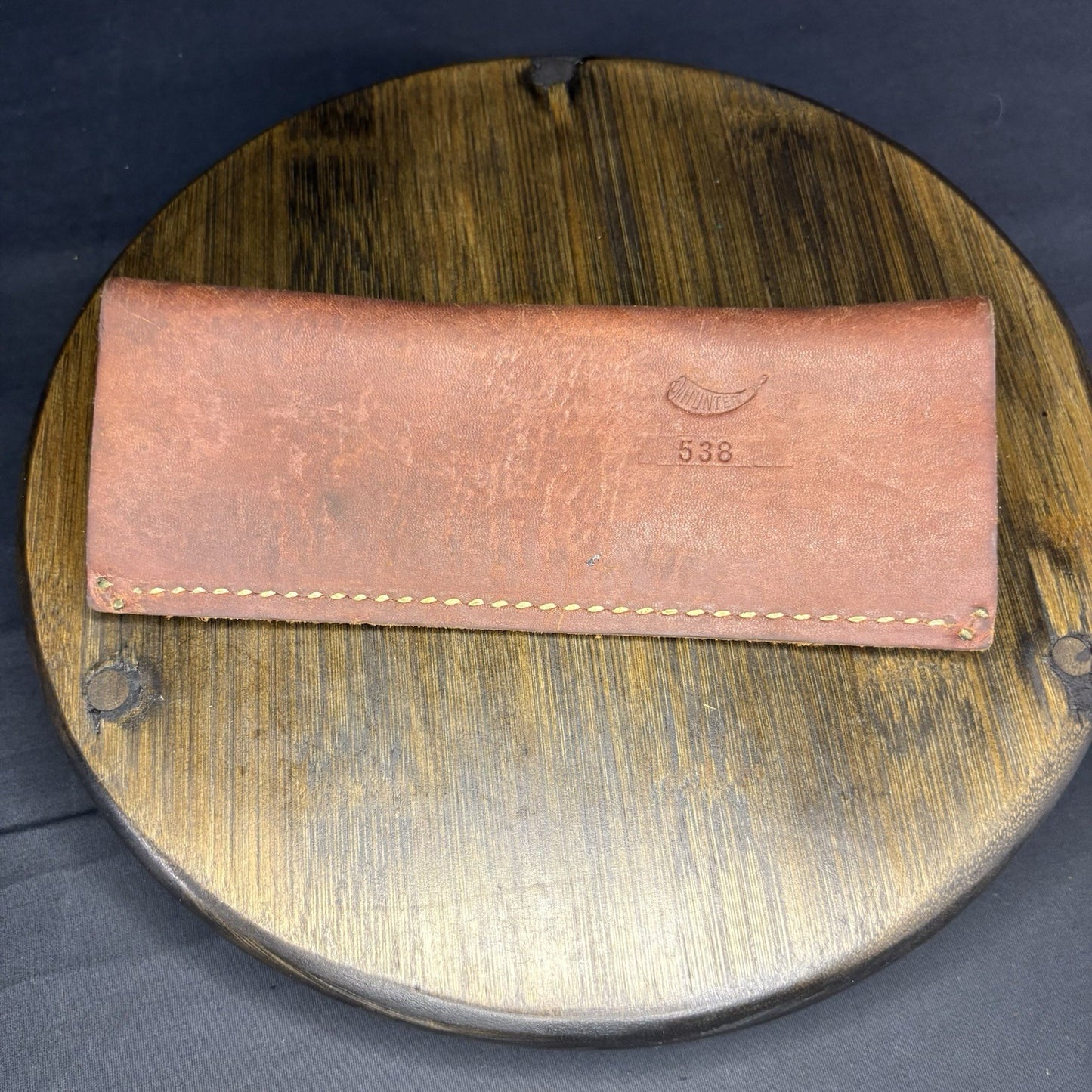 Hunter 538 Leather 12 Round Belt Slide Carrier 1