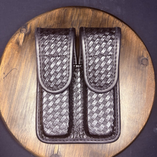 Bianchi Magazine Pouch Carrier Size 1 (10mm & .45) Single Stack, Basketweave0