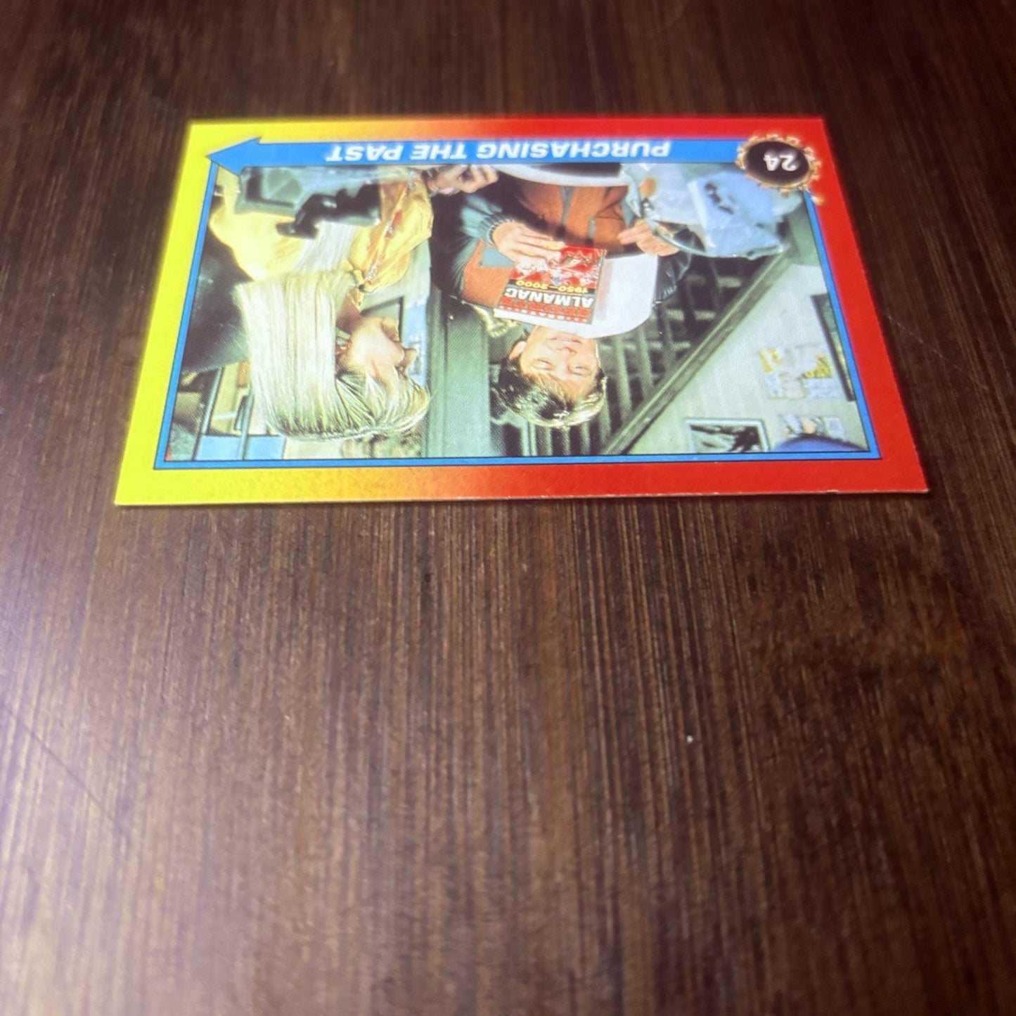 Back To The Future 1989 Topps #24 "Purchasing The Past" High Grade Trading Card8