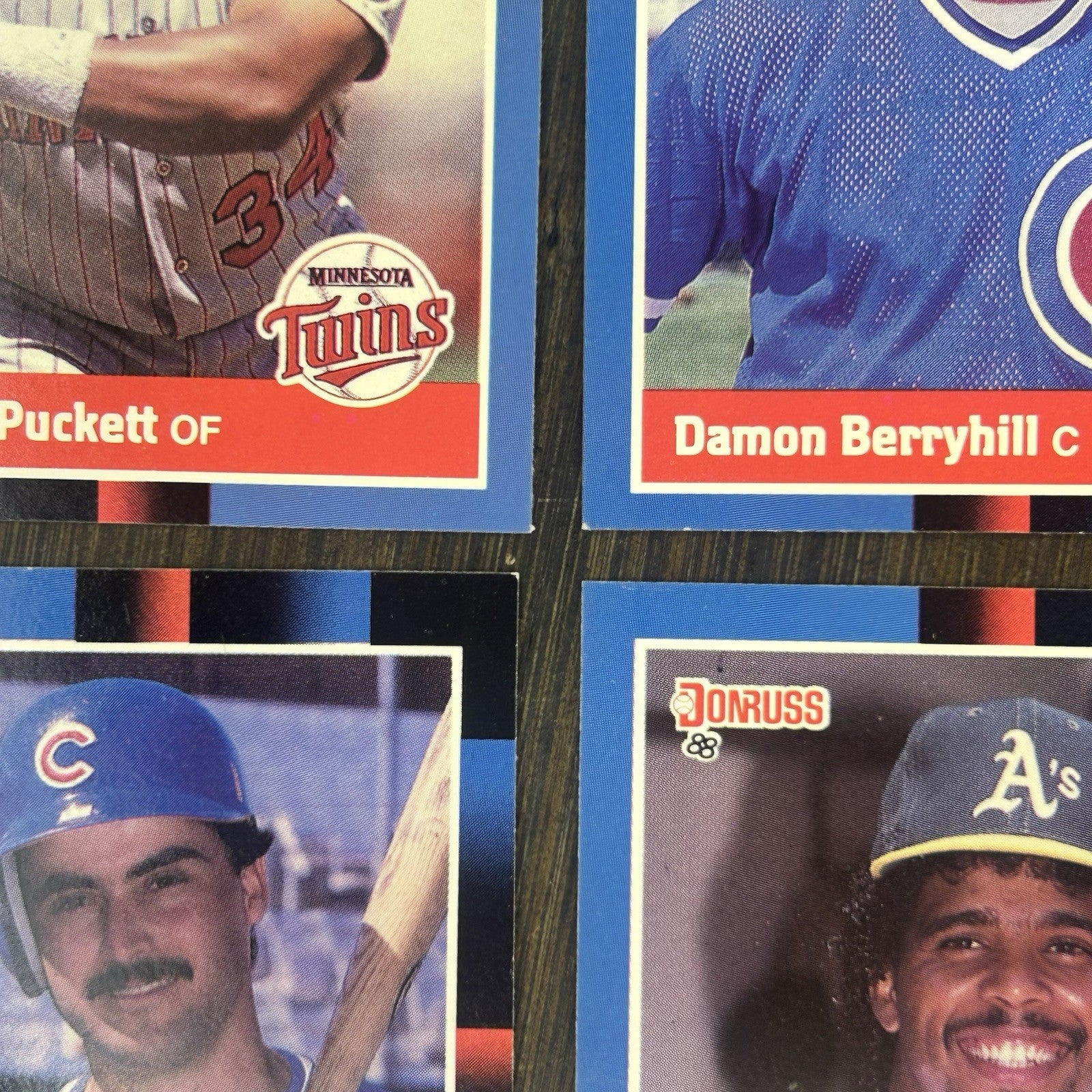 1989 Donruss MVP & Others Card (Lot Of 4) MLB Baseball Trading Cards3