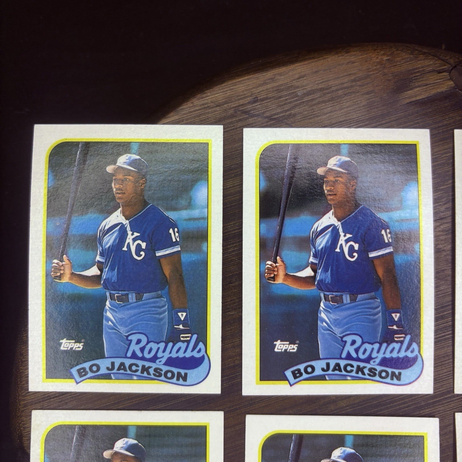 (Lot of 12) 1989 Bo Jackson Trading Cards #221, #540, #750, #180, #208, #28511