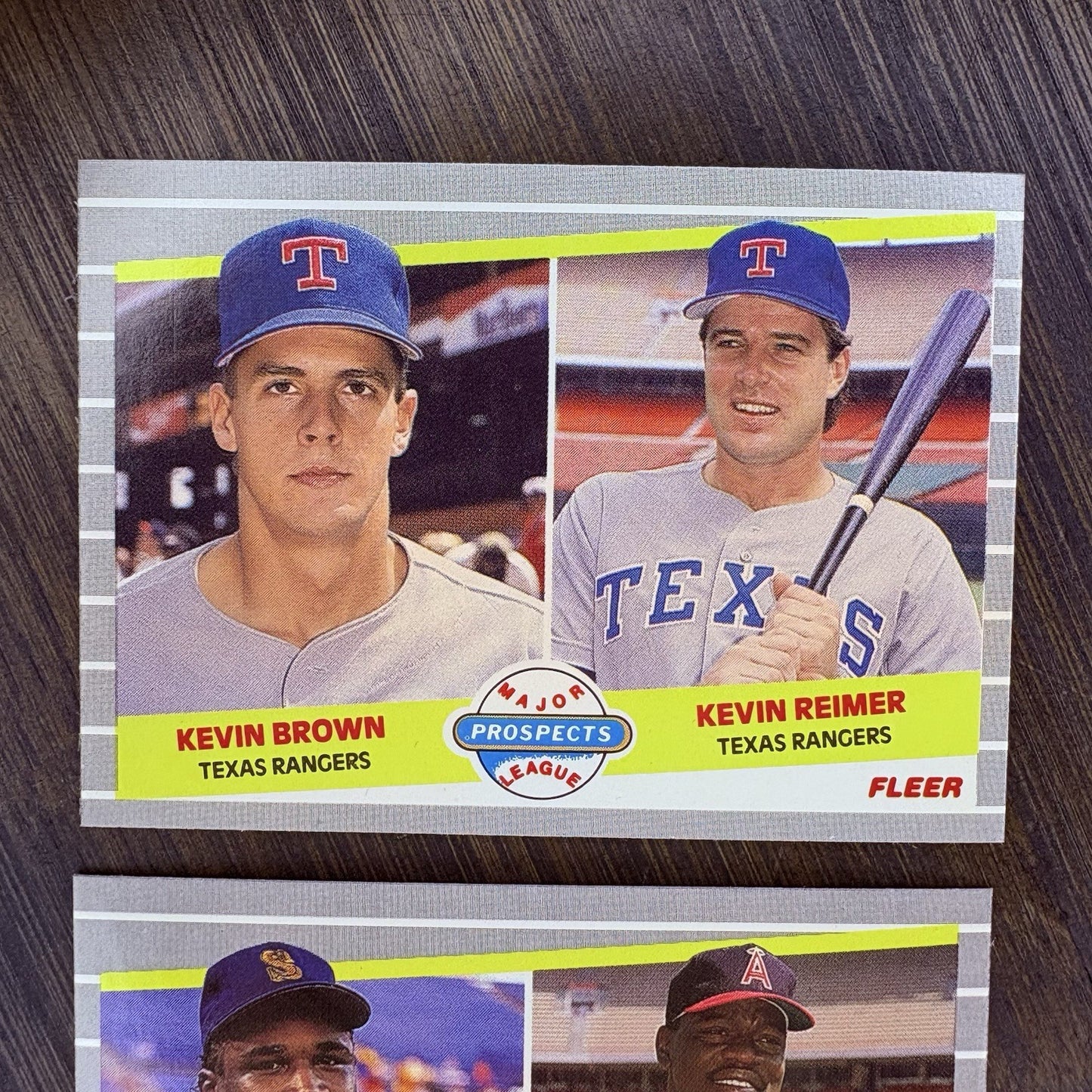 1989 Fleer Prospects #641 & #651 (2) High Grade MLB Trading Cards3