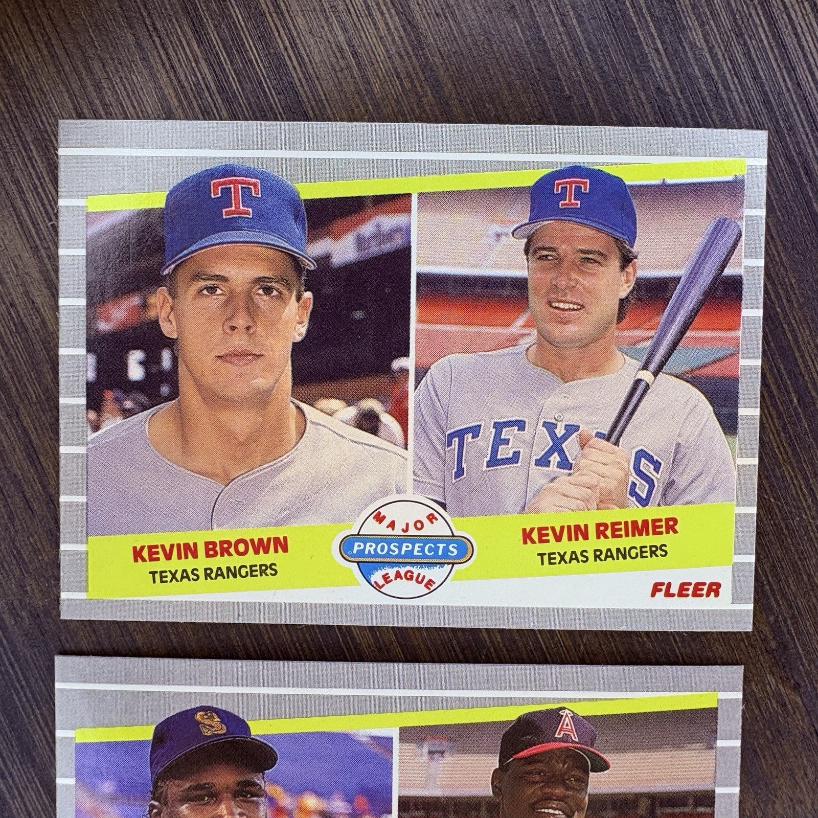 1989 Fleer Prospects #641 & #651 (2) High Grade MLB Trading Cards3