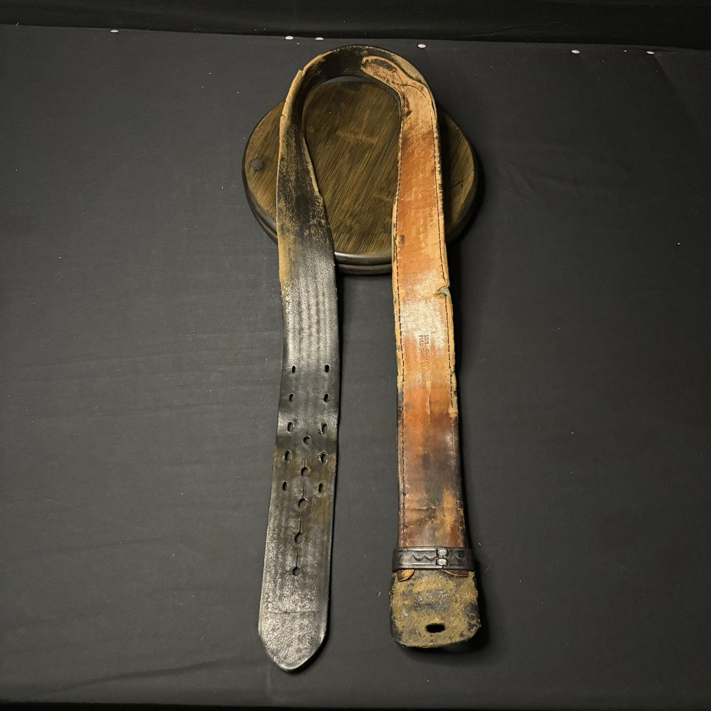 Dutyman Leather Duty Belt 38” Black Basket Weave1