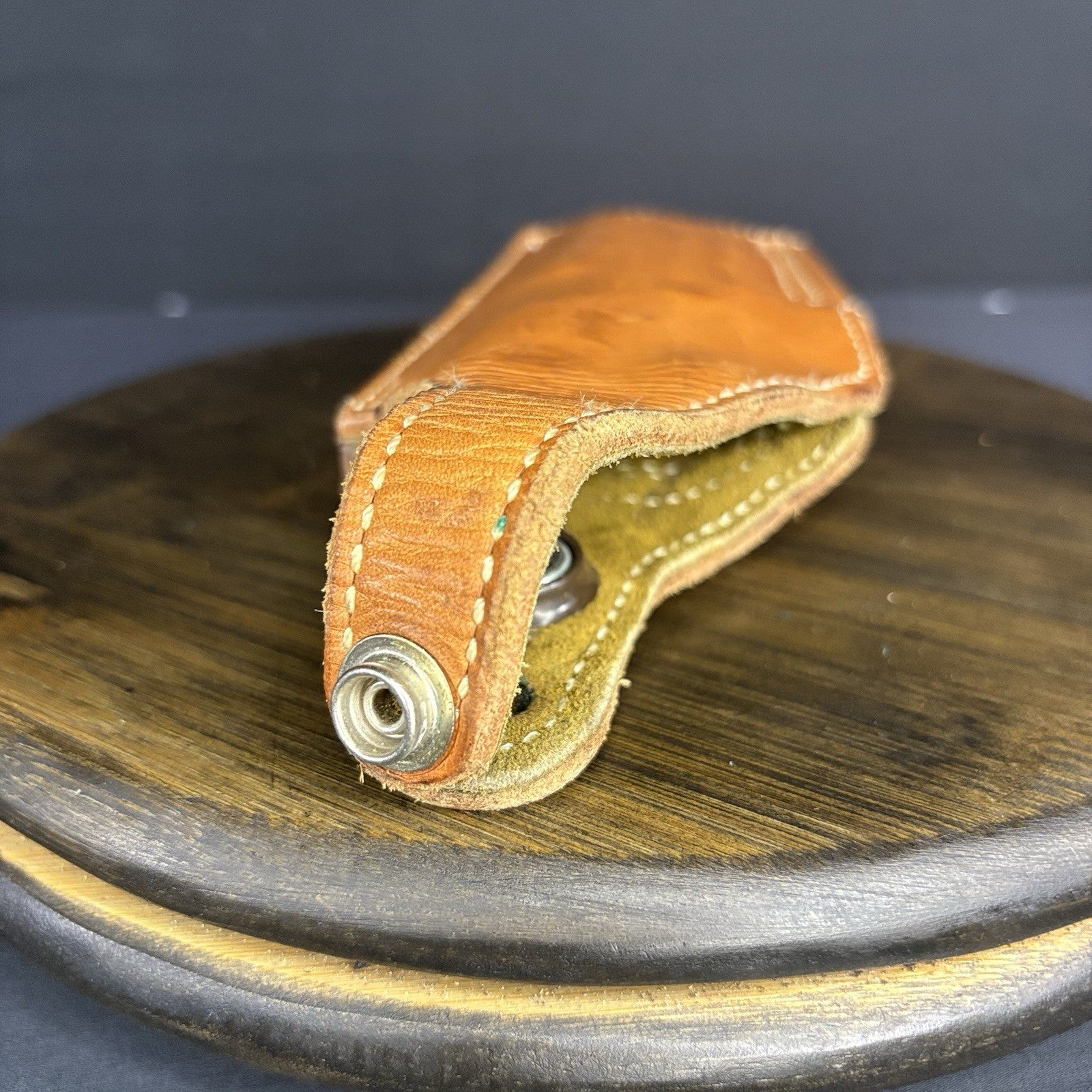 Safariland #2 Brown Leather Holster For Colt G Pistols 2 1/4" Belt Loop RH8