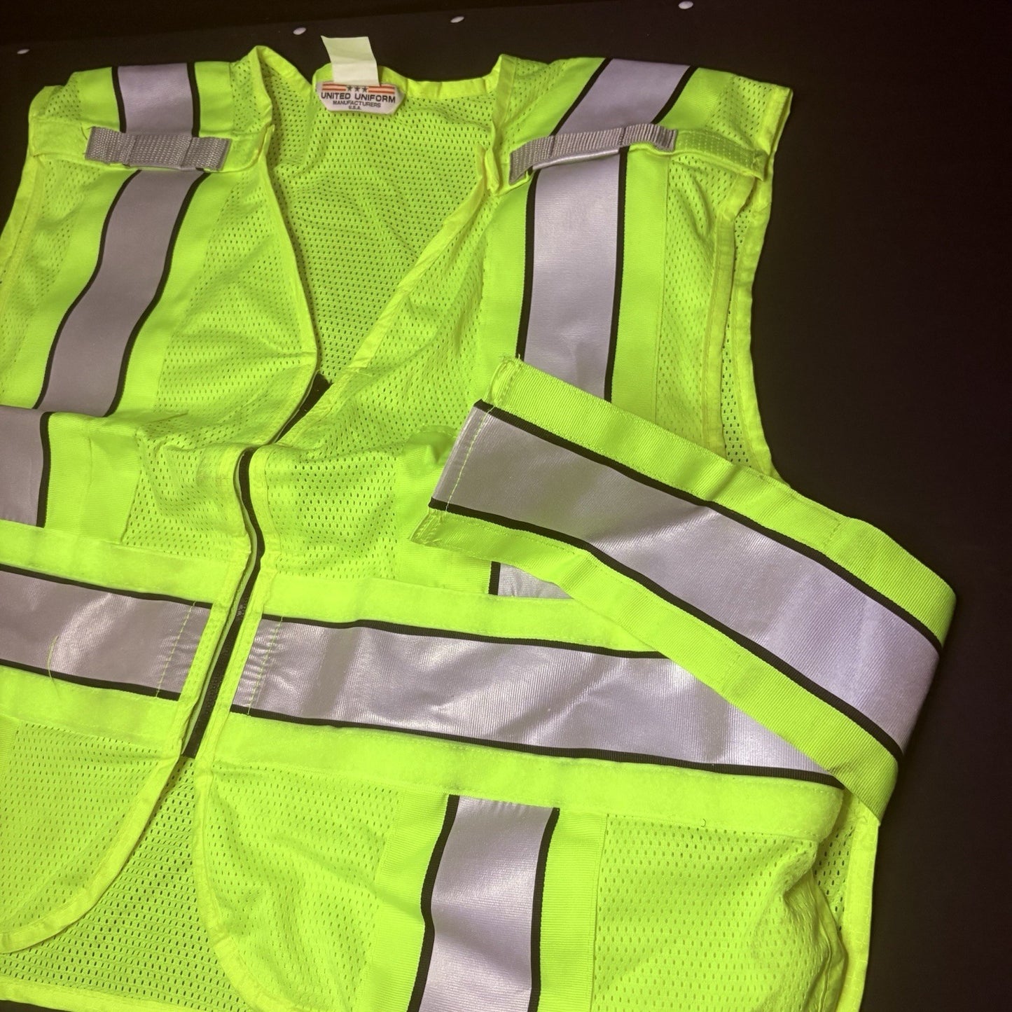Public Safety Uniform Utility Vest (Size XXL) Reflective Police Safety Vest5