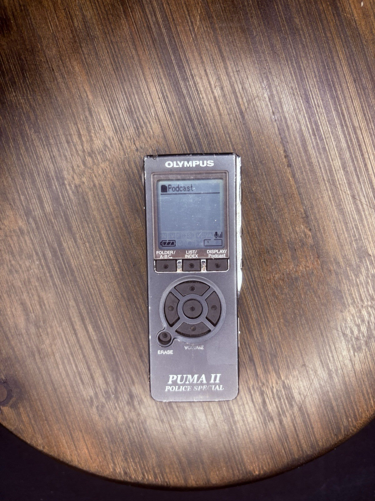 Olympus Puma II Voice Recorder w/Holster, Law Enforcement Police Dictation2