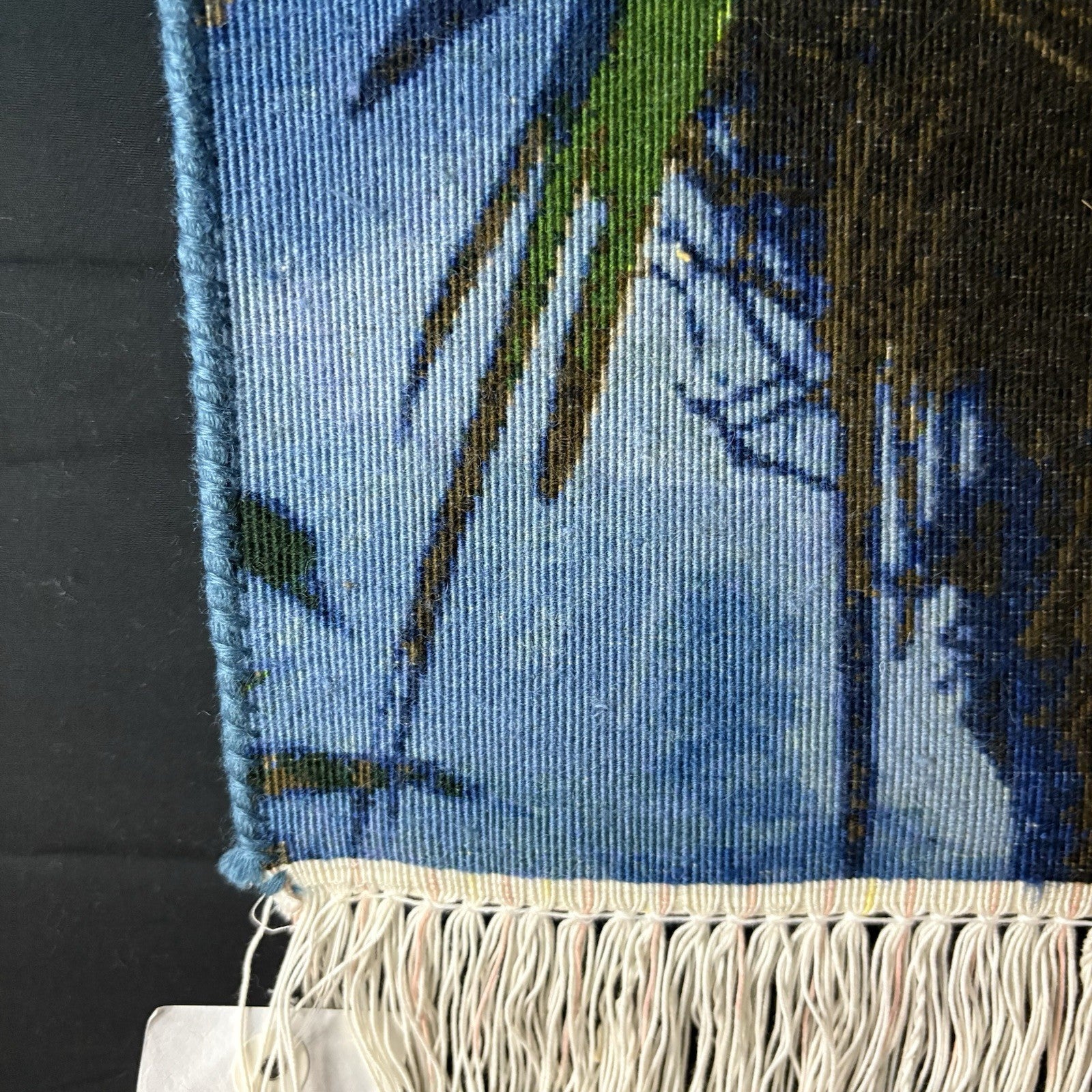 Persian Pictorial Rug Bird Hand Knotted 24”x16” 60X40cm 304KPSI w/Rug Hangers23