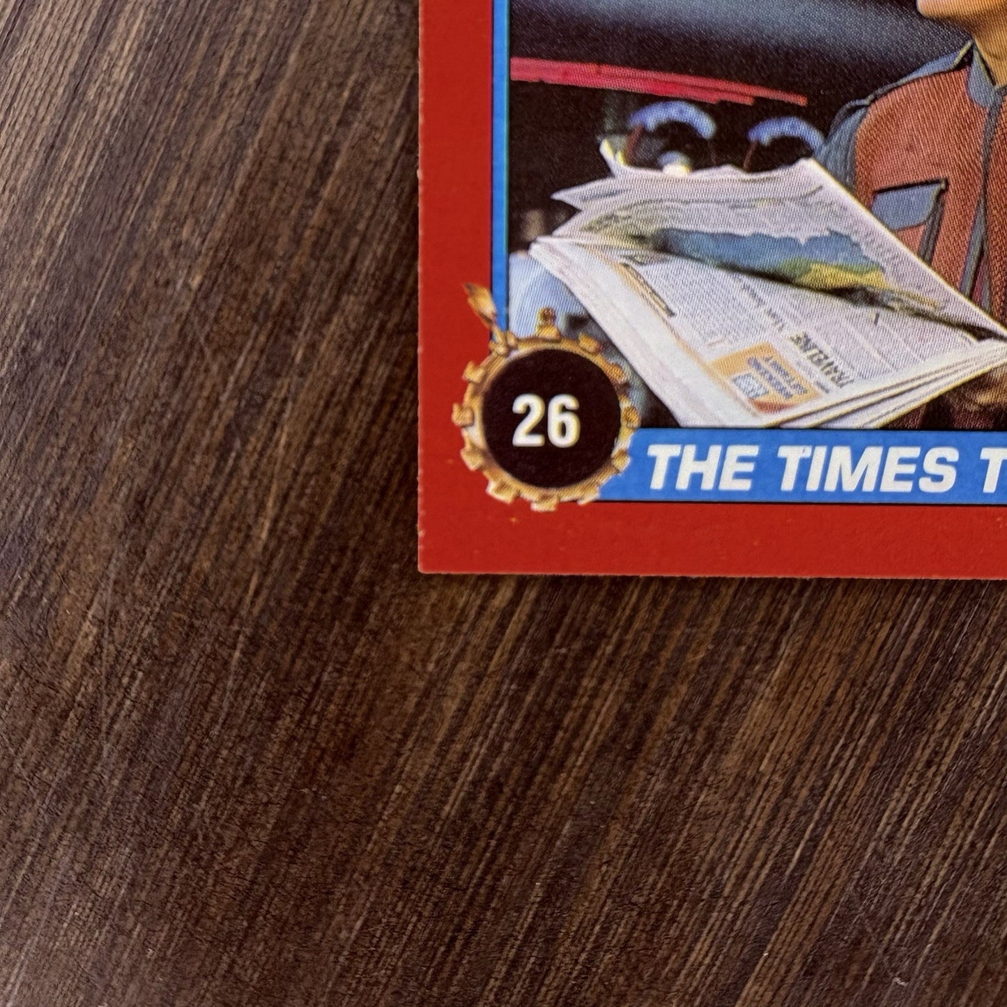 1989 Back to the Future "Times They are A'Changing" #26 High Grade Trading Card2