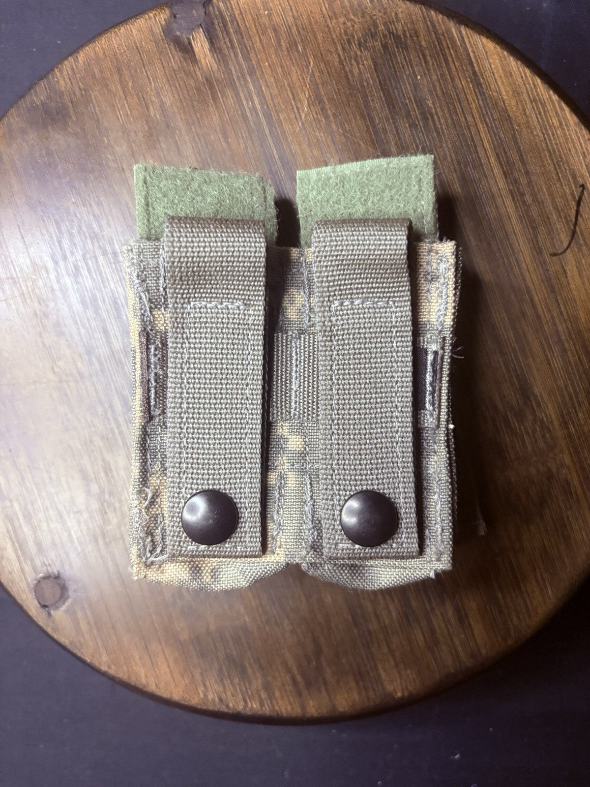 USA Double MOLLE ACU Camo 9MM Pistol MAG/ Magazine Pouch Double Or Single Stack12