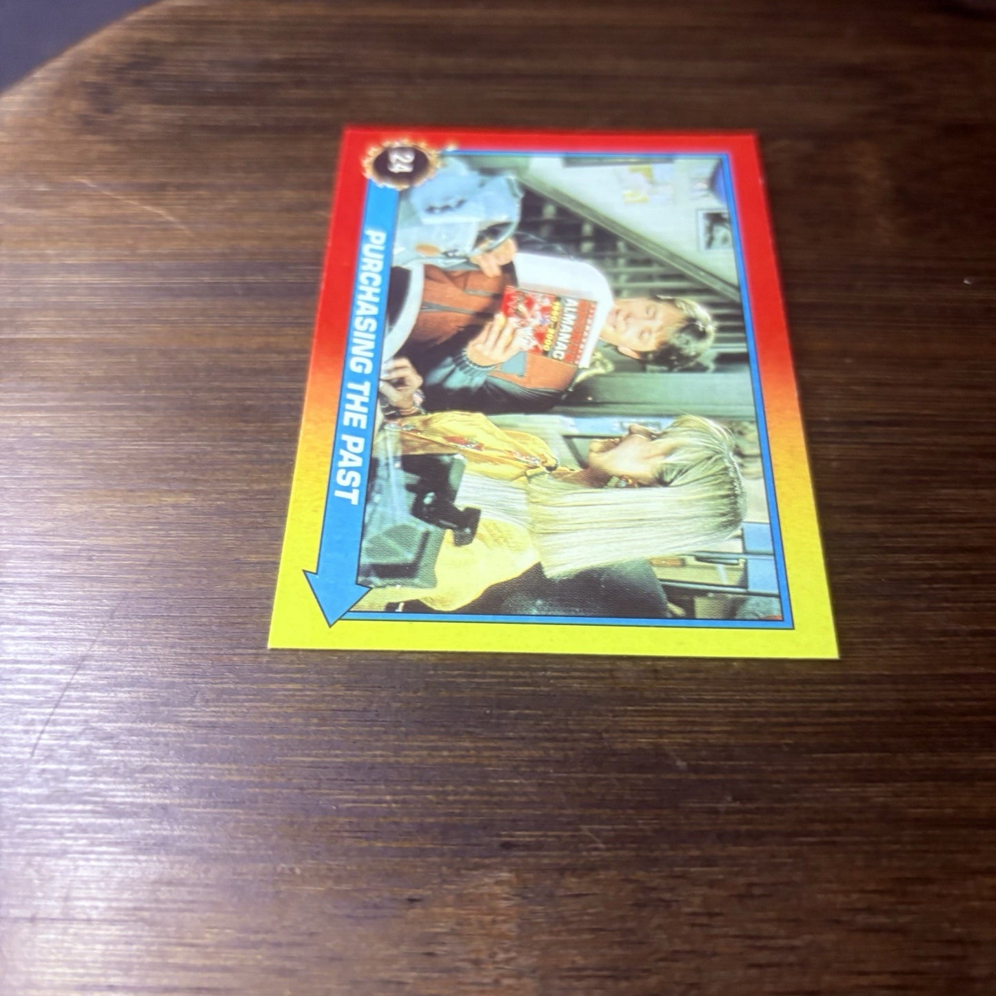 Back To The Future 1989 Topps #24 "Purchasing The Past" High Grade Trading Card7