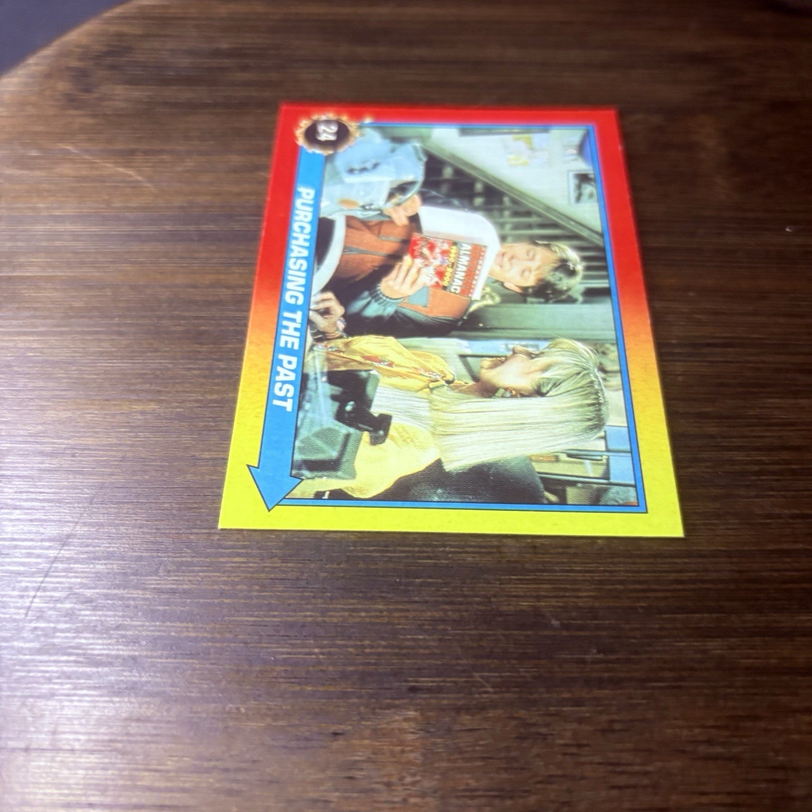Back To The Future 1989 Topps #24 "Purchasing The Past" High Grade Trading Card7