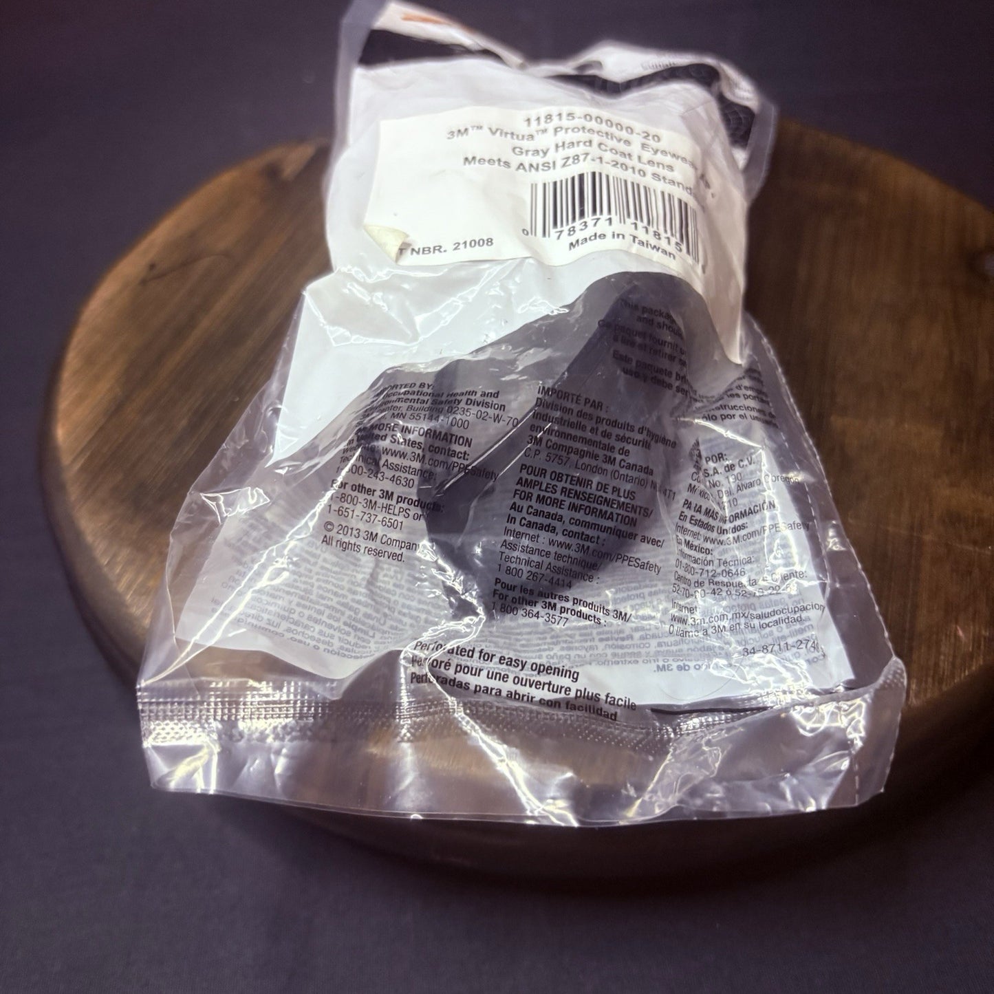 3M Virtua Protective Eyewear AP, 11815 Gray Hard Coat Lens3