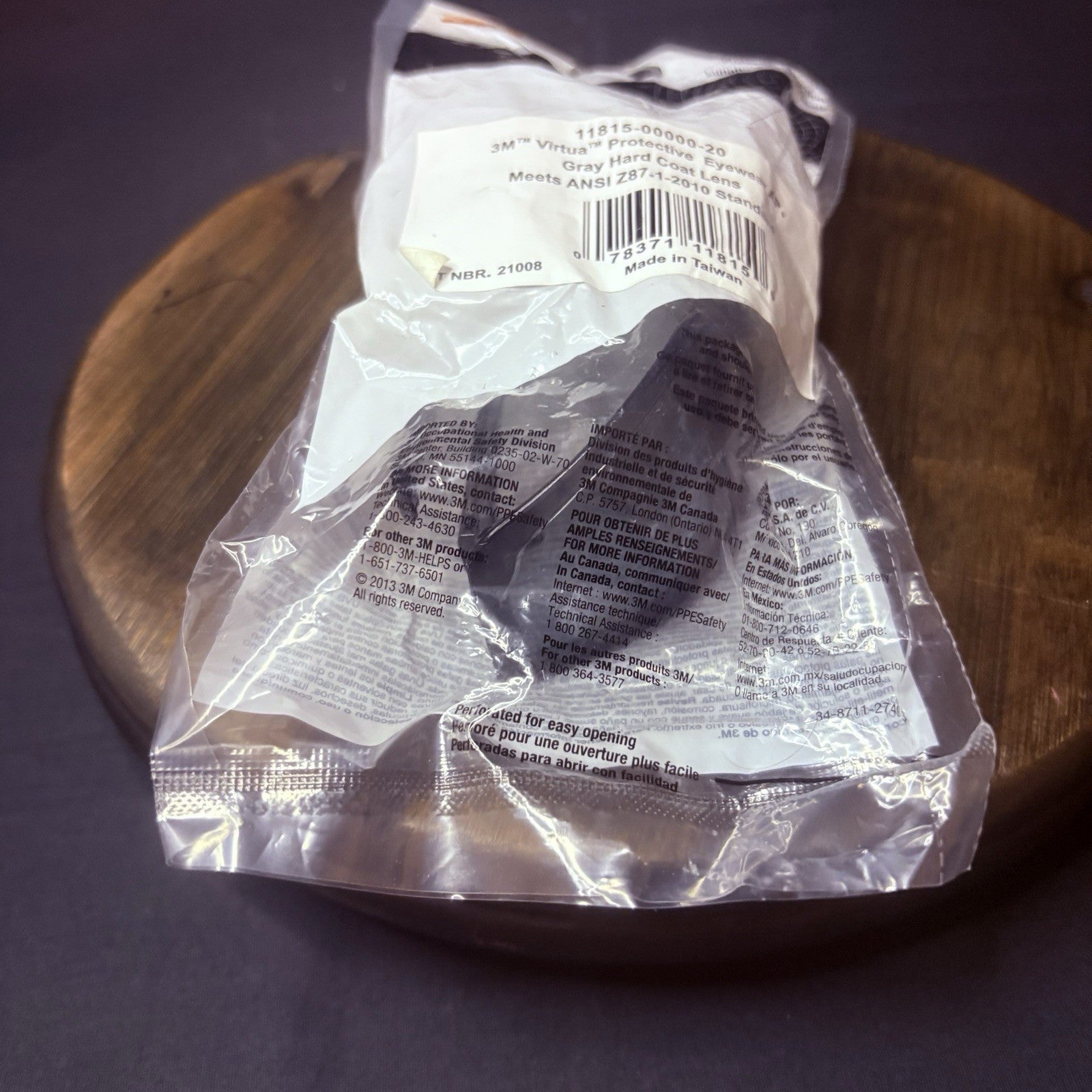 3M Virtua Protective Eyewear AP, 11815 Gray Hard Coat Lens3