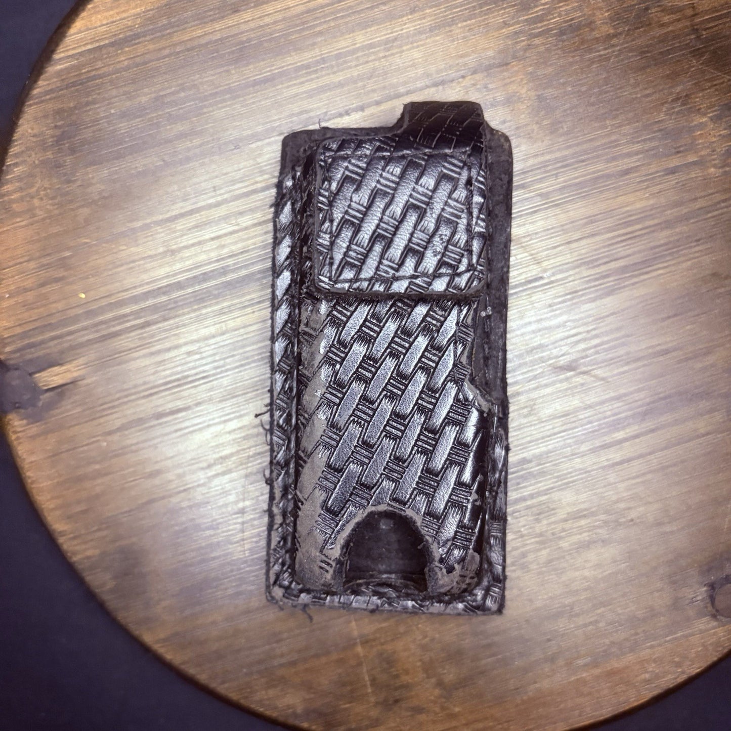 Voice Recorder Leather Pouch Case w/ Belt Clip Olympus Puma II/2 Leather Holster0